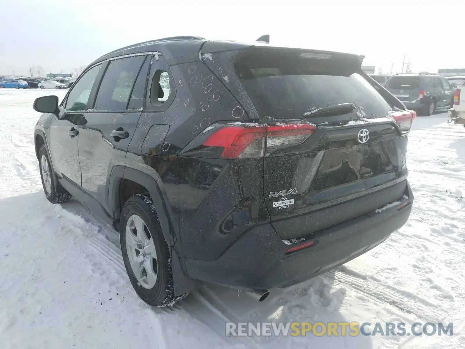 3 Photograph of a damaged car 2T3B1RFV7KW065455 TOYOTA RAV4 2019