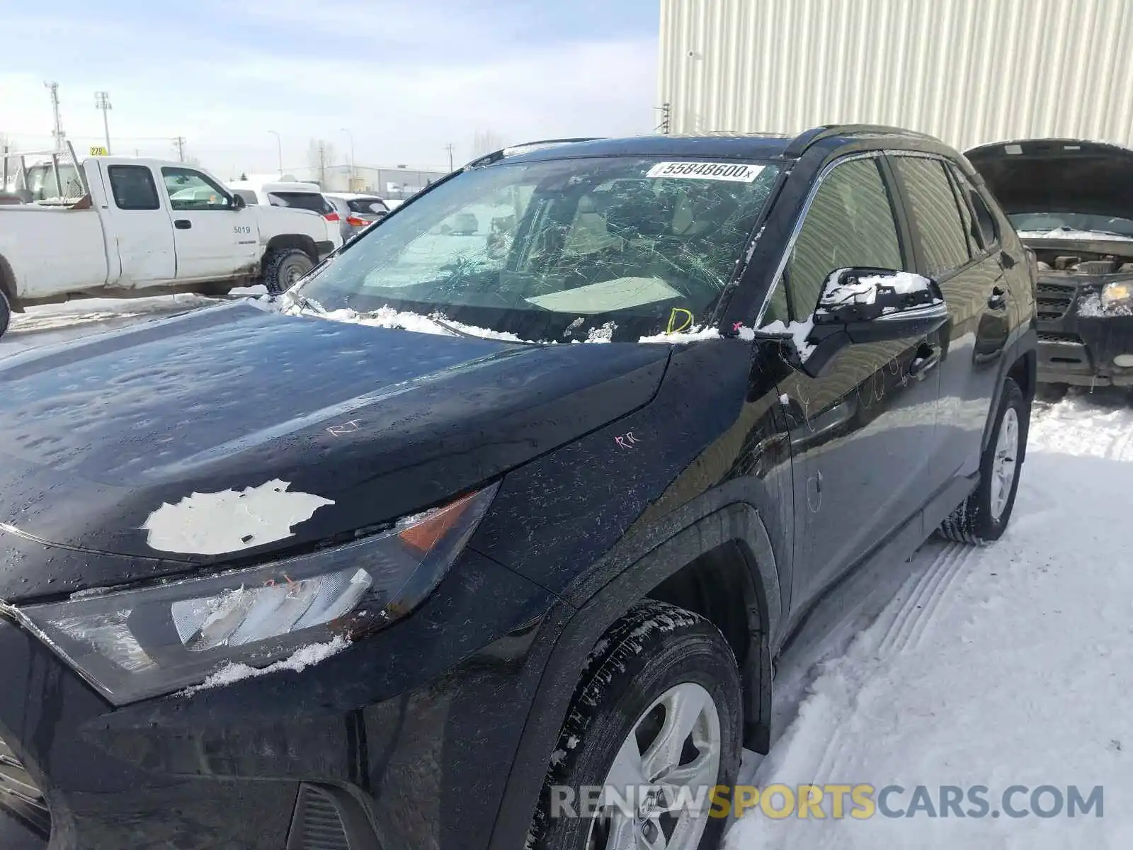 9 Photograph of a damaged car 2T3B1RFV7KW065455 TOYOTA RAV4 2019