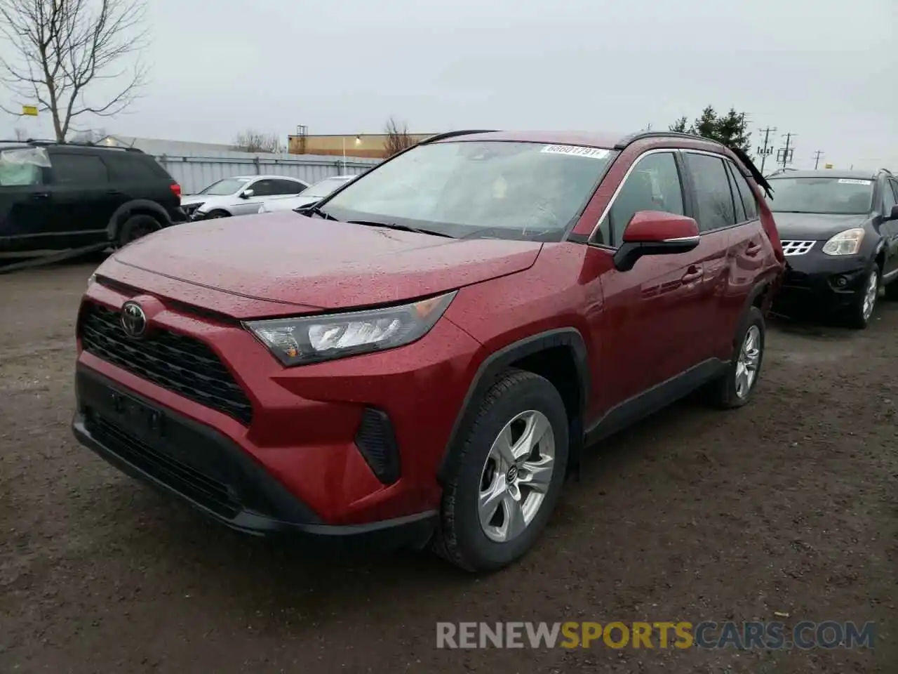 2 Фотография поврежденного автомобиля 2T3B1RFV8KC007906 TOYOTA RAV4 2019