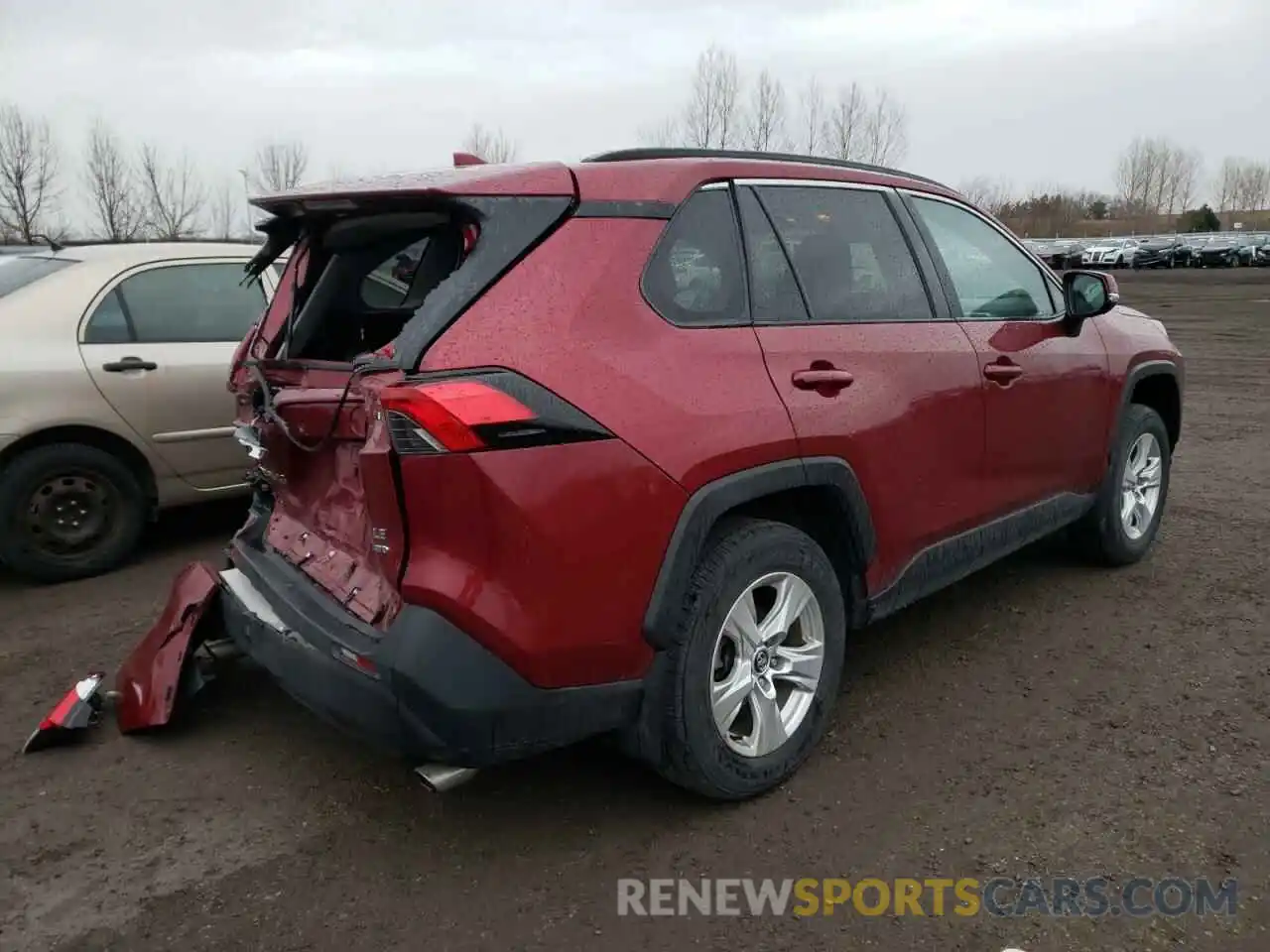 4 Photograph of a damaged car 2T3B1RFV8KC007906 TOYOTA RAV4 2019