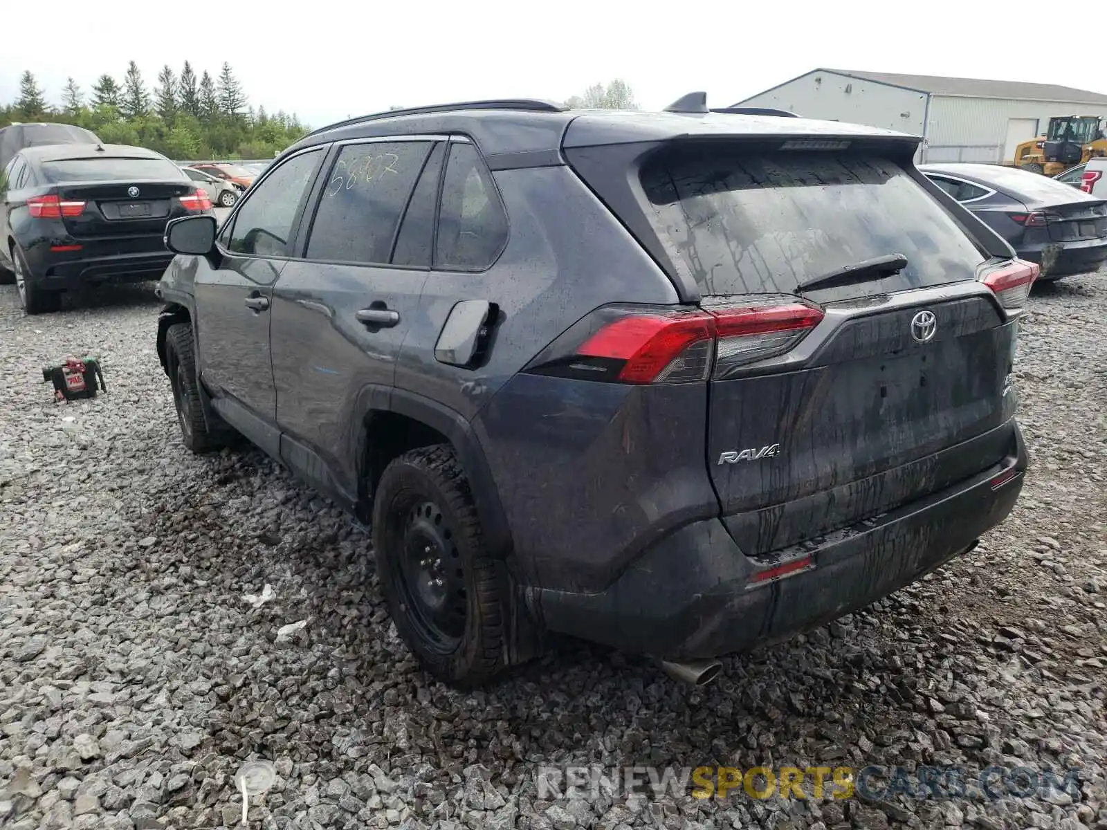 3 Photograph of a damaged car 2T3B1RFV8KC027234 TOYOTA RAV4 2019