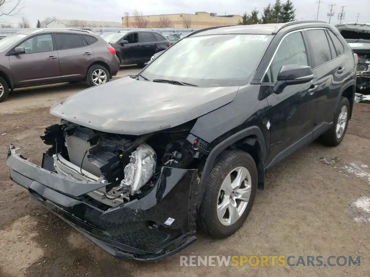 2 Photograph of a damaged car 2T3B1RFV8KC044308 TOYOTA RAV4 2019