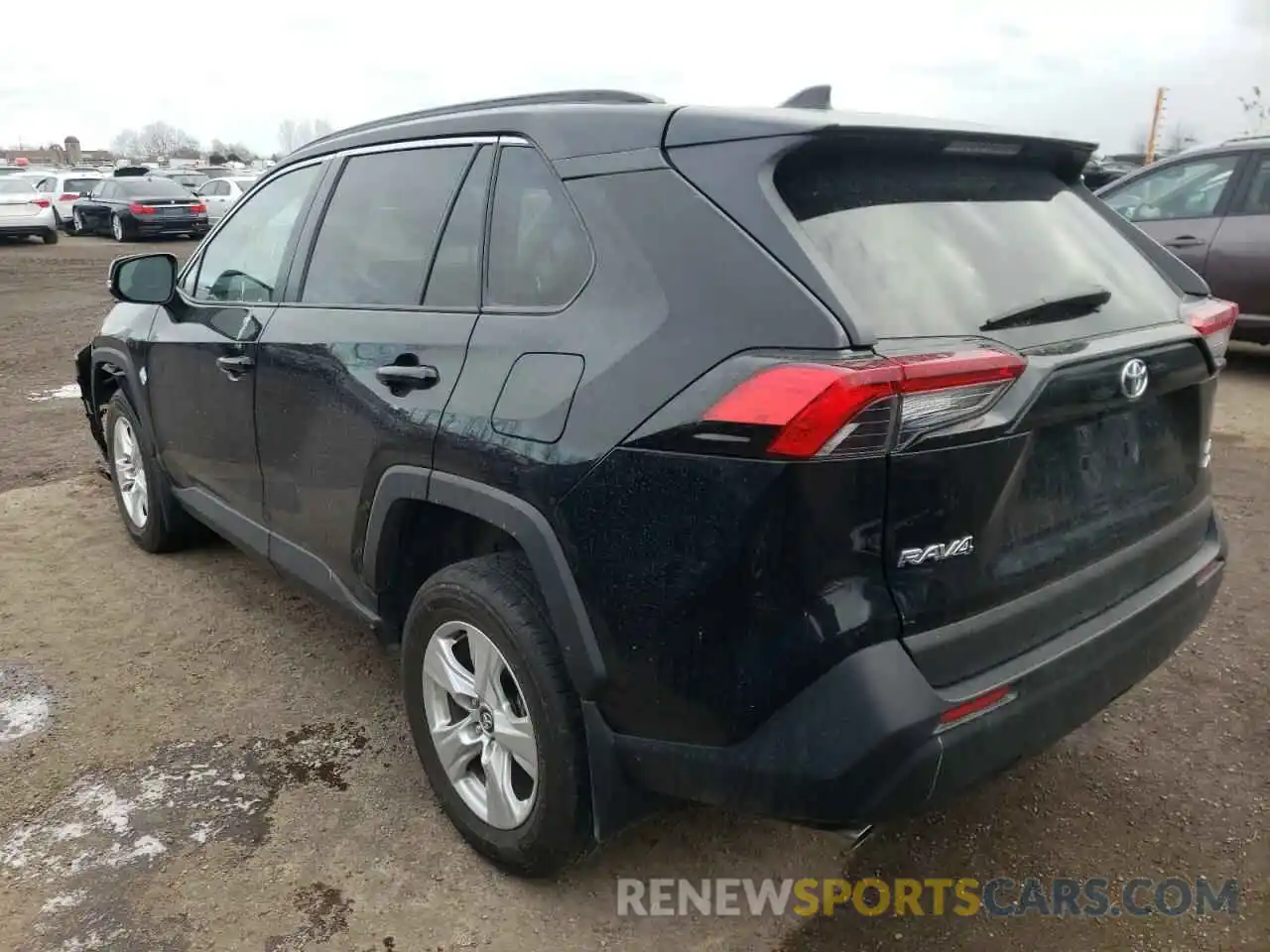 3 Photograph of a damaged car 2T3B1RFV8KC044308 TOYOTA RAV4 2019