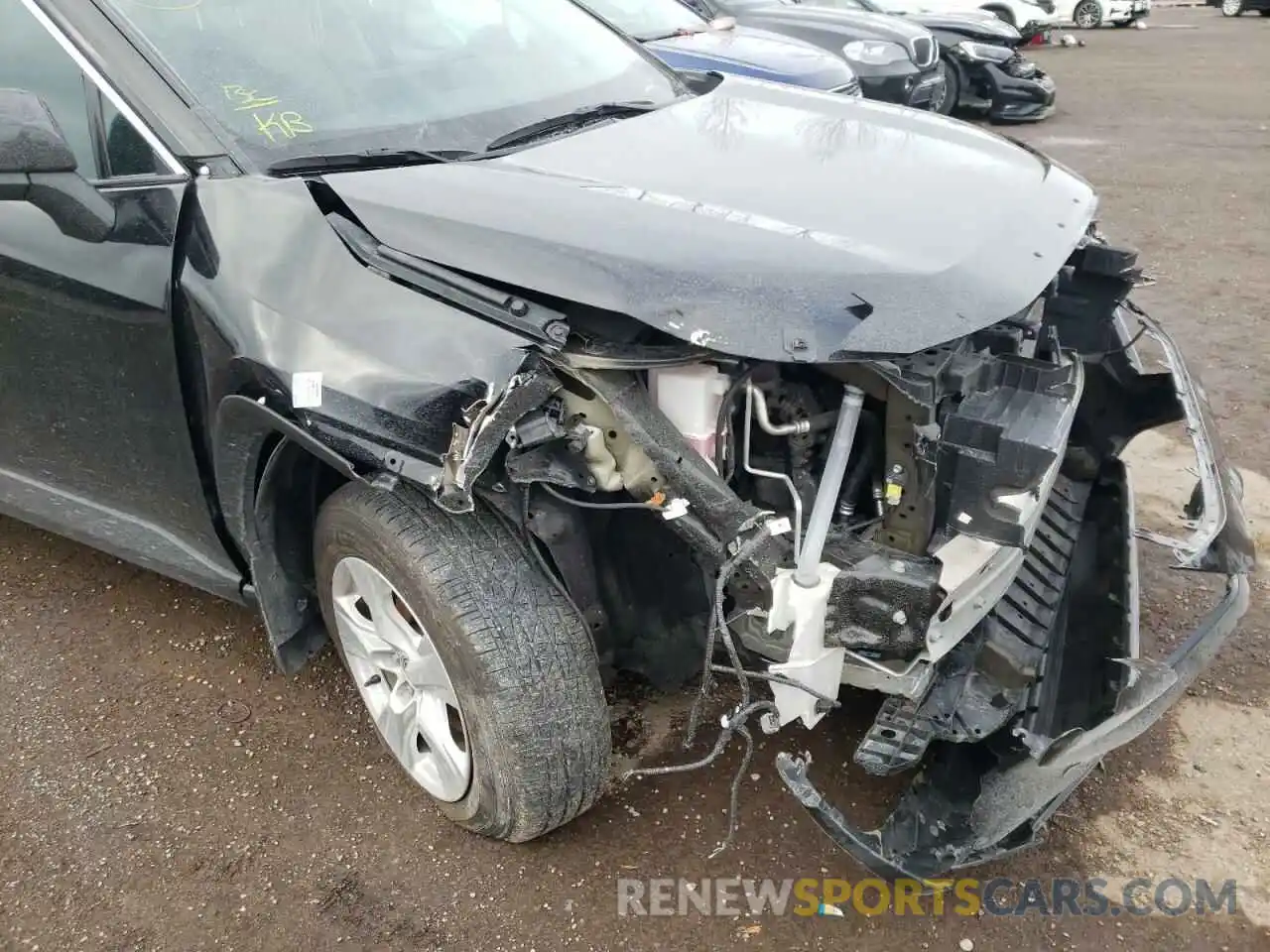 9 Photograph of a damaged car 2T3B1RFV8KC044308 TOYOTA RAV4 2019