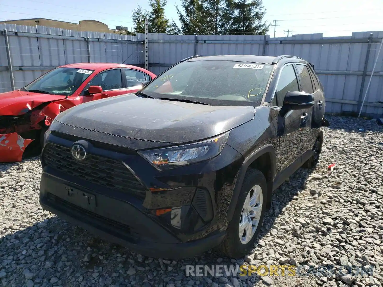 2 Photograph of a damaged car 2T3B1RFV8KW011615 TOYOTA RAV4 2019