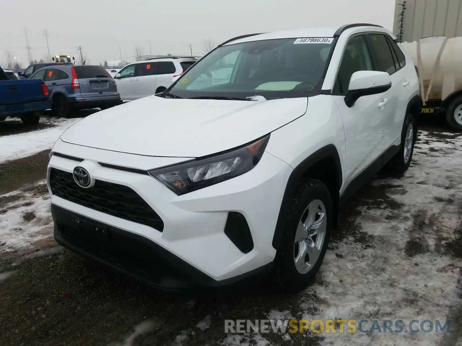 2 Фотография поврежденного автомобиля 2T3B1RFV8KW035526 TOYOTA RAV4 2019