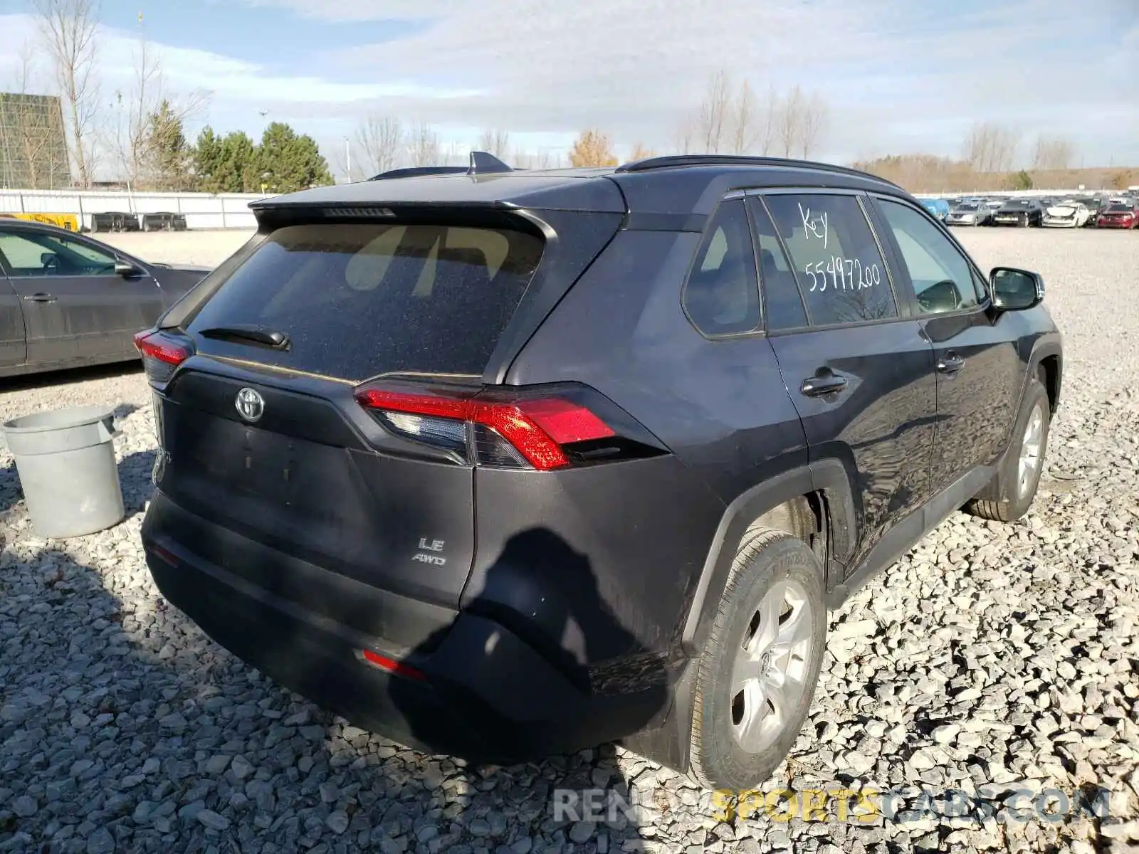 4 Photograph of a damaged car 2T3B1RFV8KW079302 TOYOTA RAV4 2019