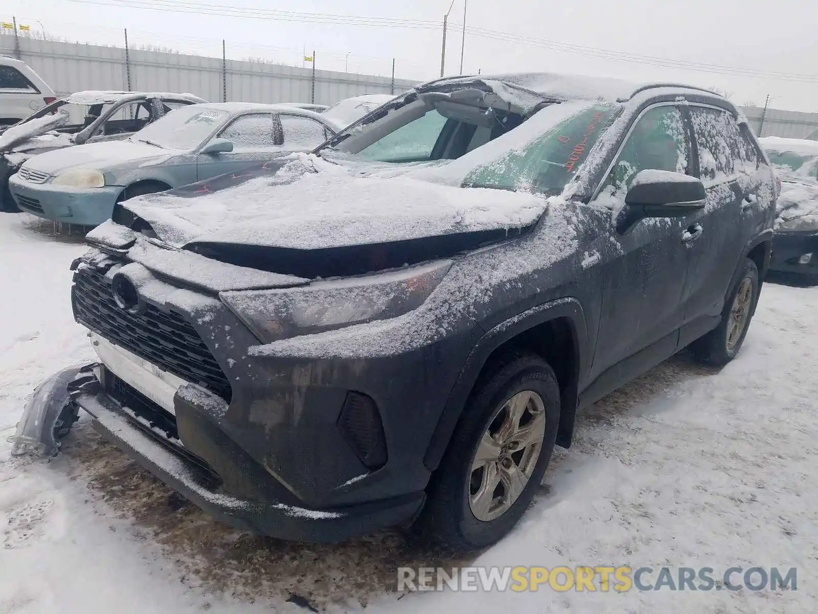 2 Photograph of a damaged car 2T3BWRFV4KW001469 TOYOTA RAV4 2019