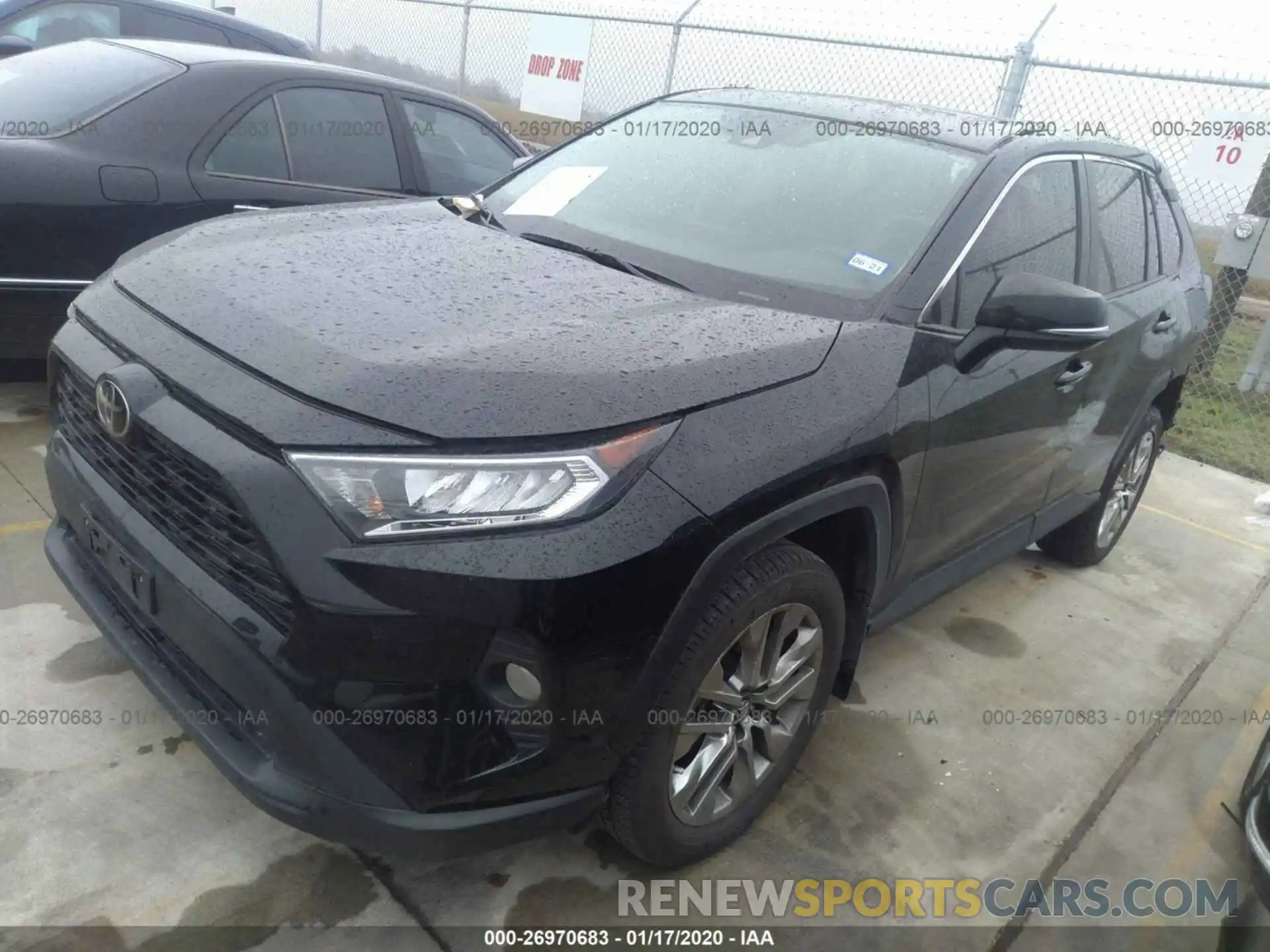 2 Photograph of a damaged car 2T3C1RFV0KC006334 TOYOTA RAV4 2019