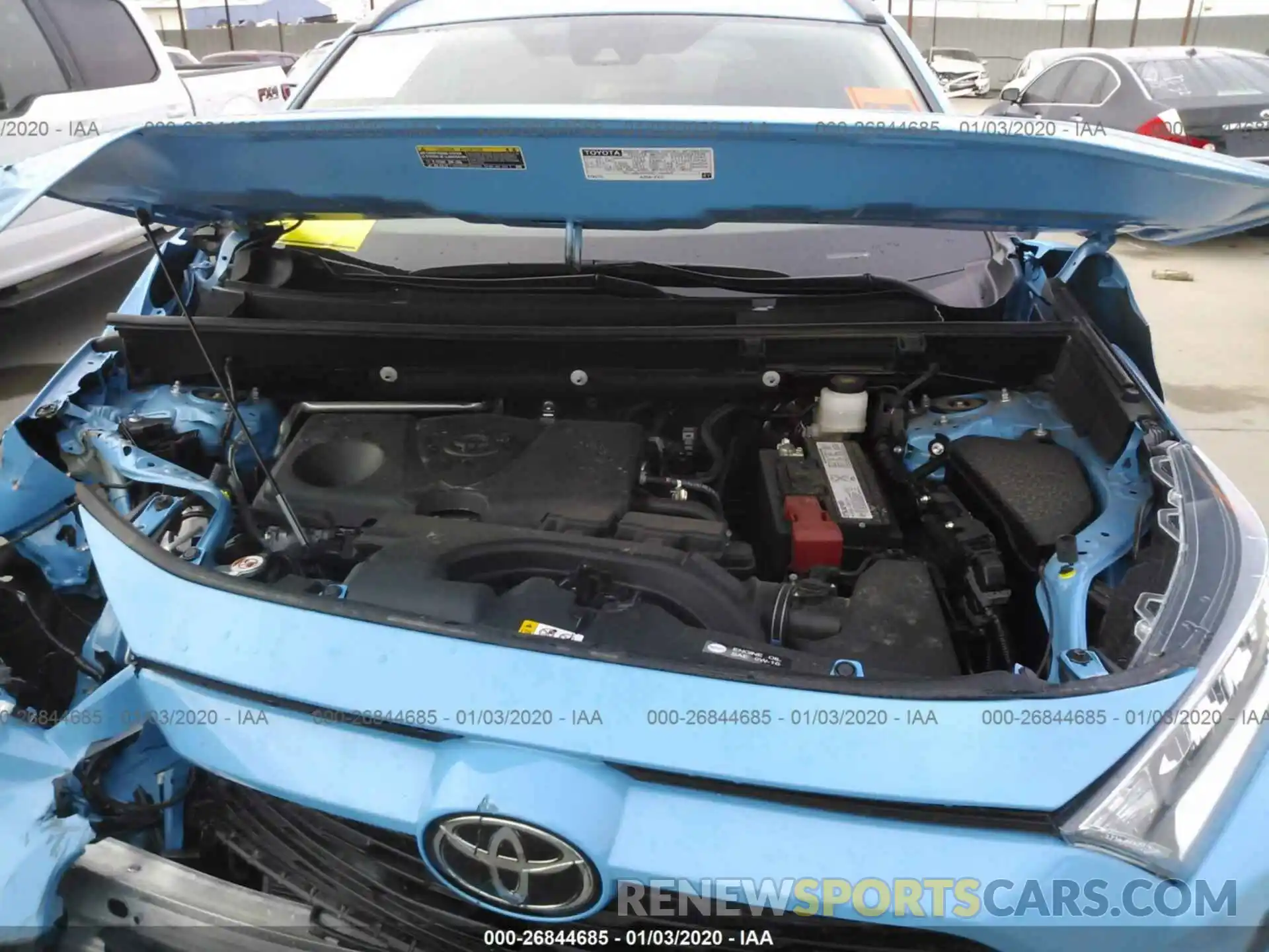 10 Photograph of a damaged car 2T3C1RFV0KC020637 TOYOTA RAV4 2019