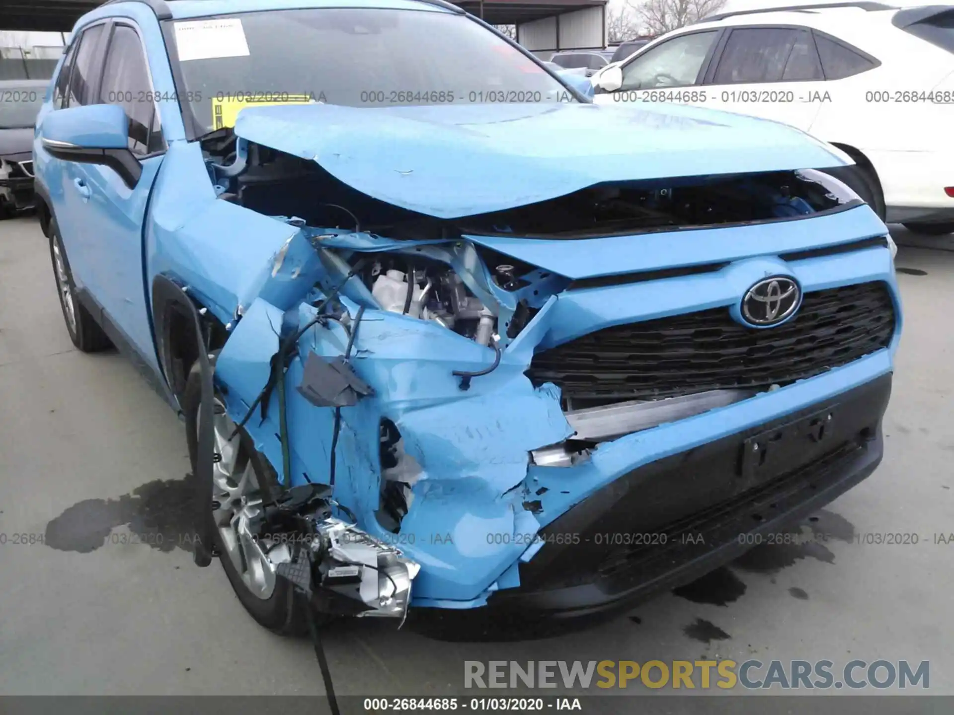 6 Photograph of a damaged car 2T3C1RFV0KC020637 TOYOTA RAV4 2019