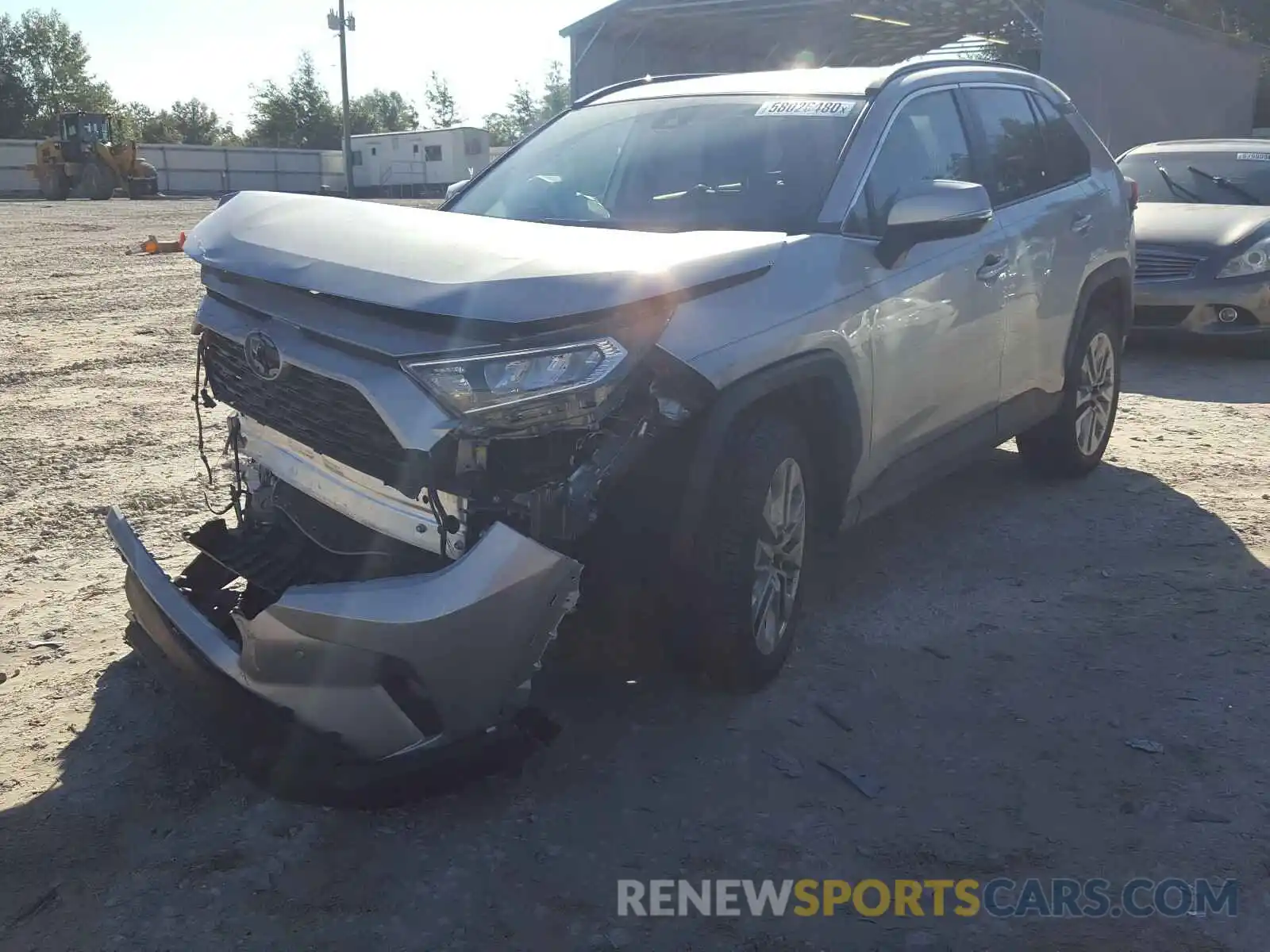 2 Photograph of a damaged car 2T3C1RFV0KW007112 TOYOTA RAV4 2019