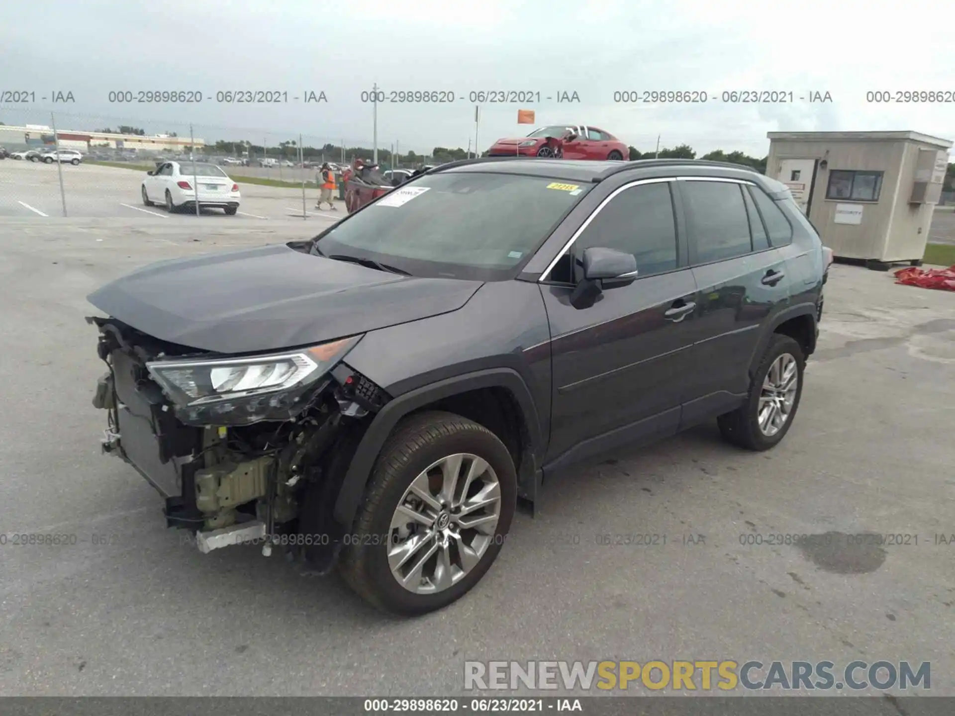 2 Photograph of a damaged car 2T3C1RFV0KW025612 TOYOTA RAV4 2019