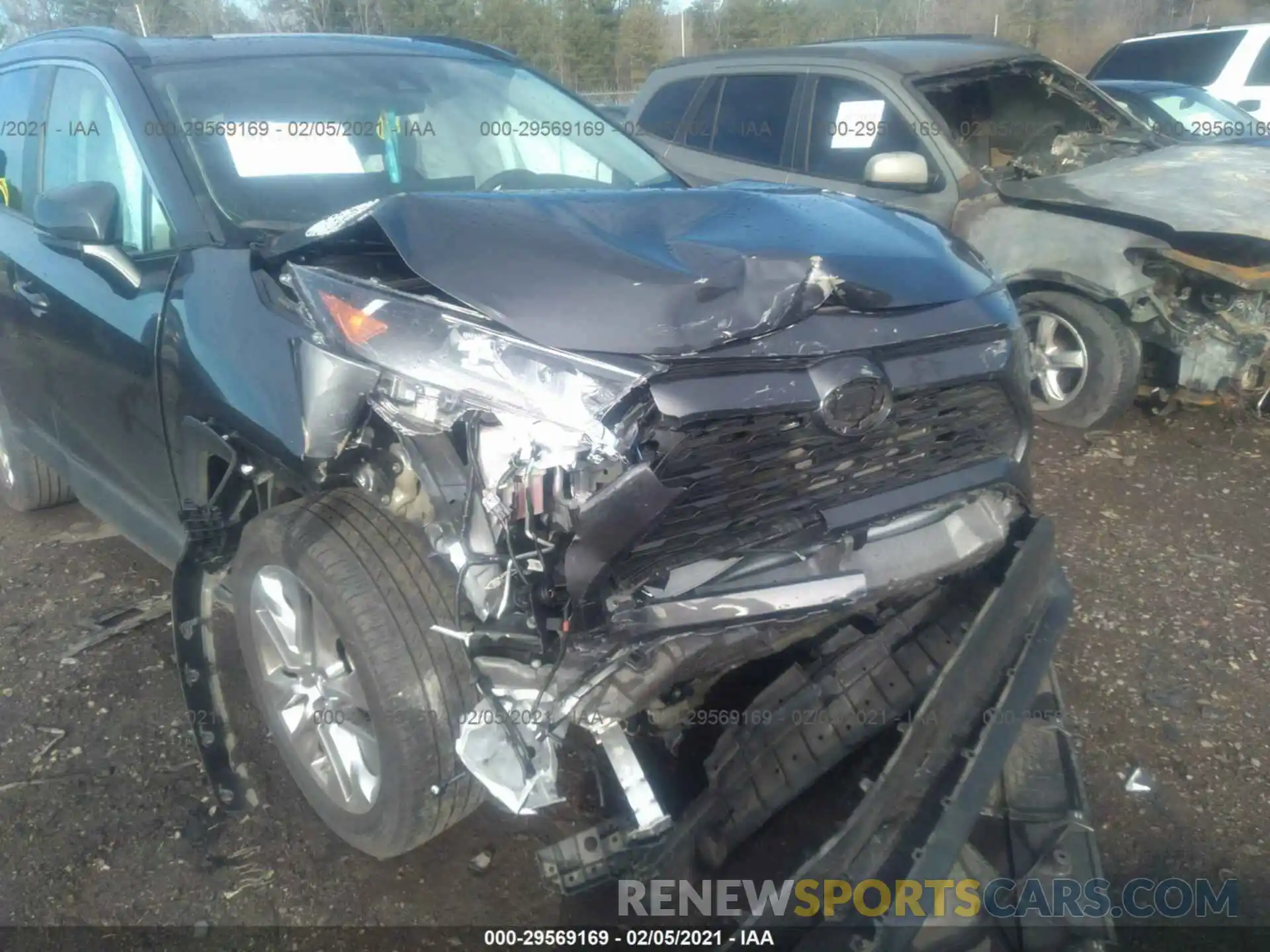 6 Фотография поврежденного автомобиля 2T3C1RFV0KW049280 TOYOTA RAV4 2019