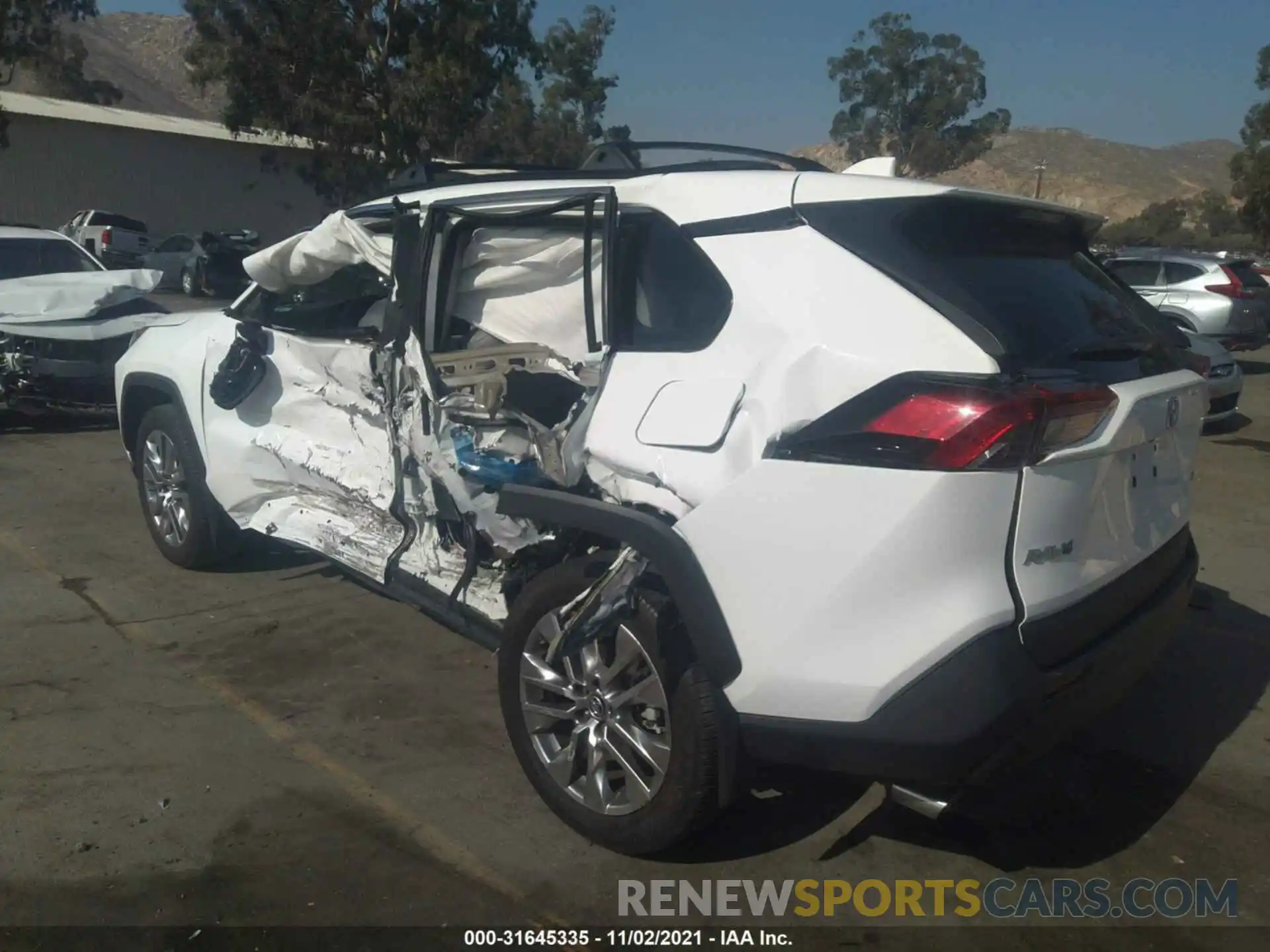 3 Photograph of a damaged car 2T3C1RFV1KC001644 TOYOTA RAV4 2019