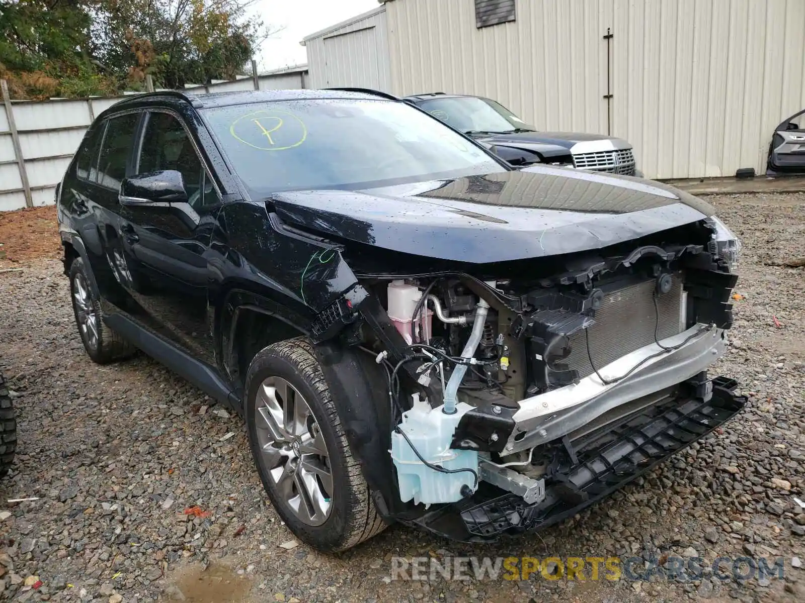 1 Photograph of a damaged car 2T3C1RFV1KC012563 TOYOTA RAV4 2019