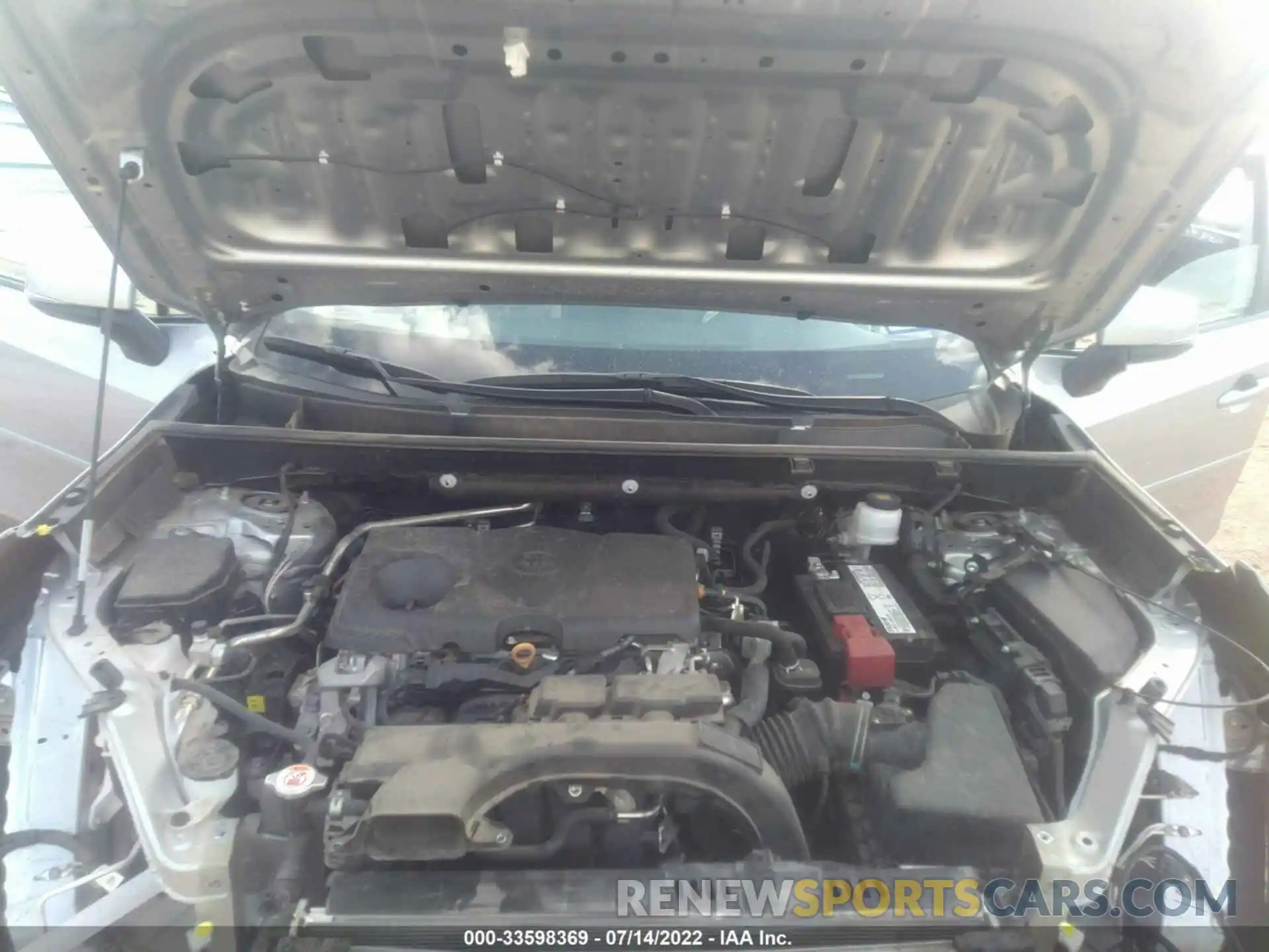 10 Фотография поврежденного автомобиля 2T3C1RFV1KC023952 TOYOTA RAV4 2019