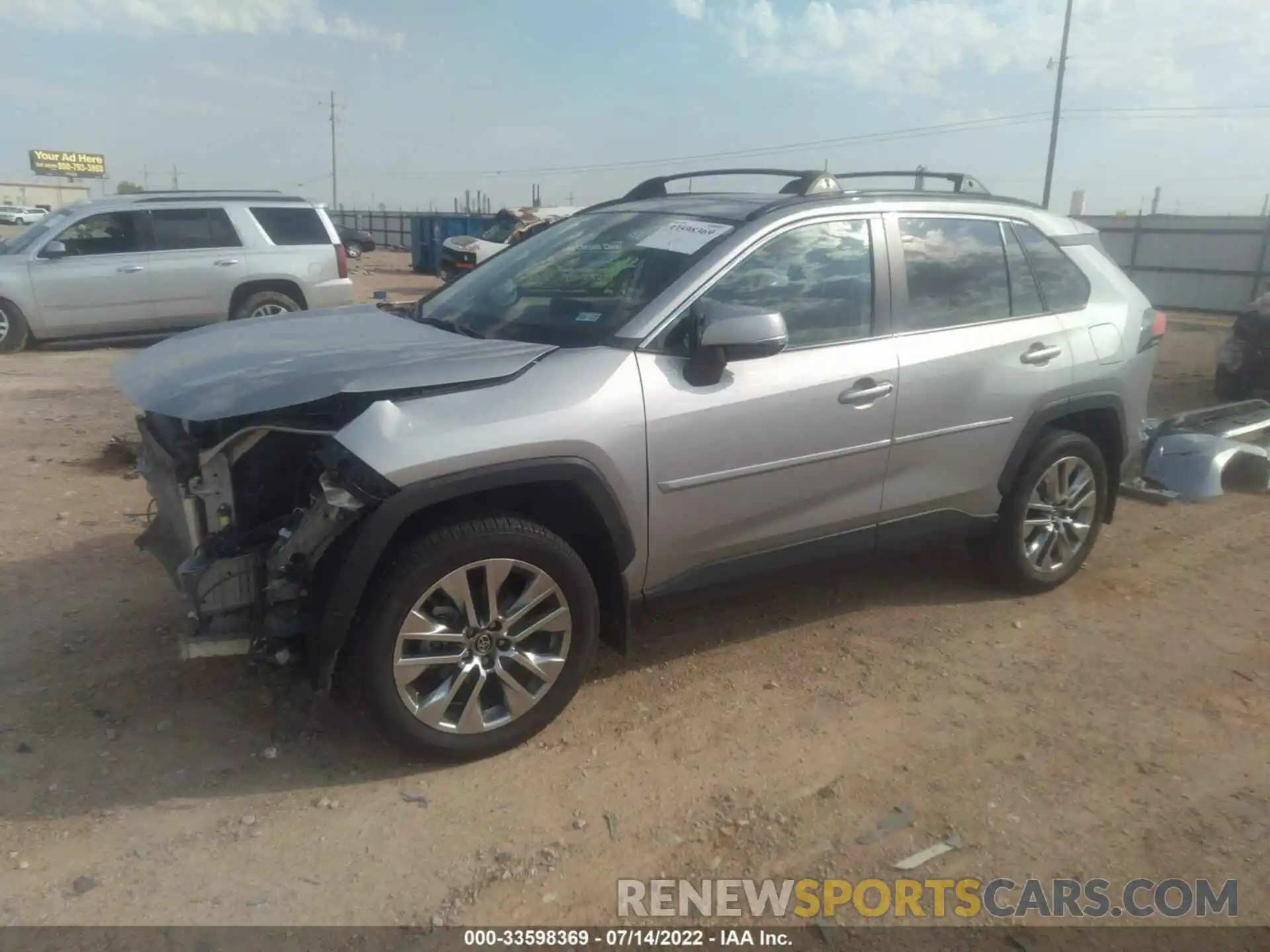 2 Photograph of a damaged car 2T3C1RFV1KC023952 TOYOTA RAV4 2019