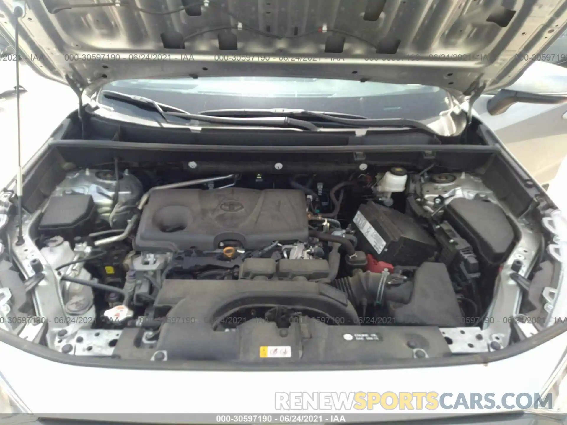 10 Фотография поврежденного автомобиля 2T3C1RFV1KC024387 TOYOTA RAV4 2019