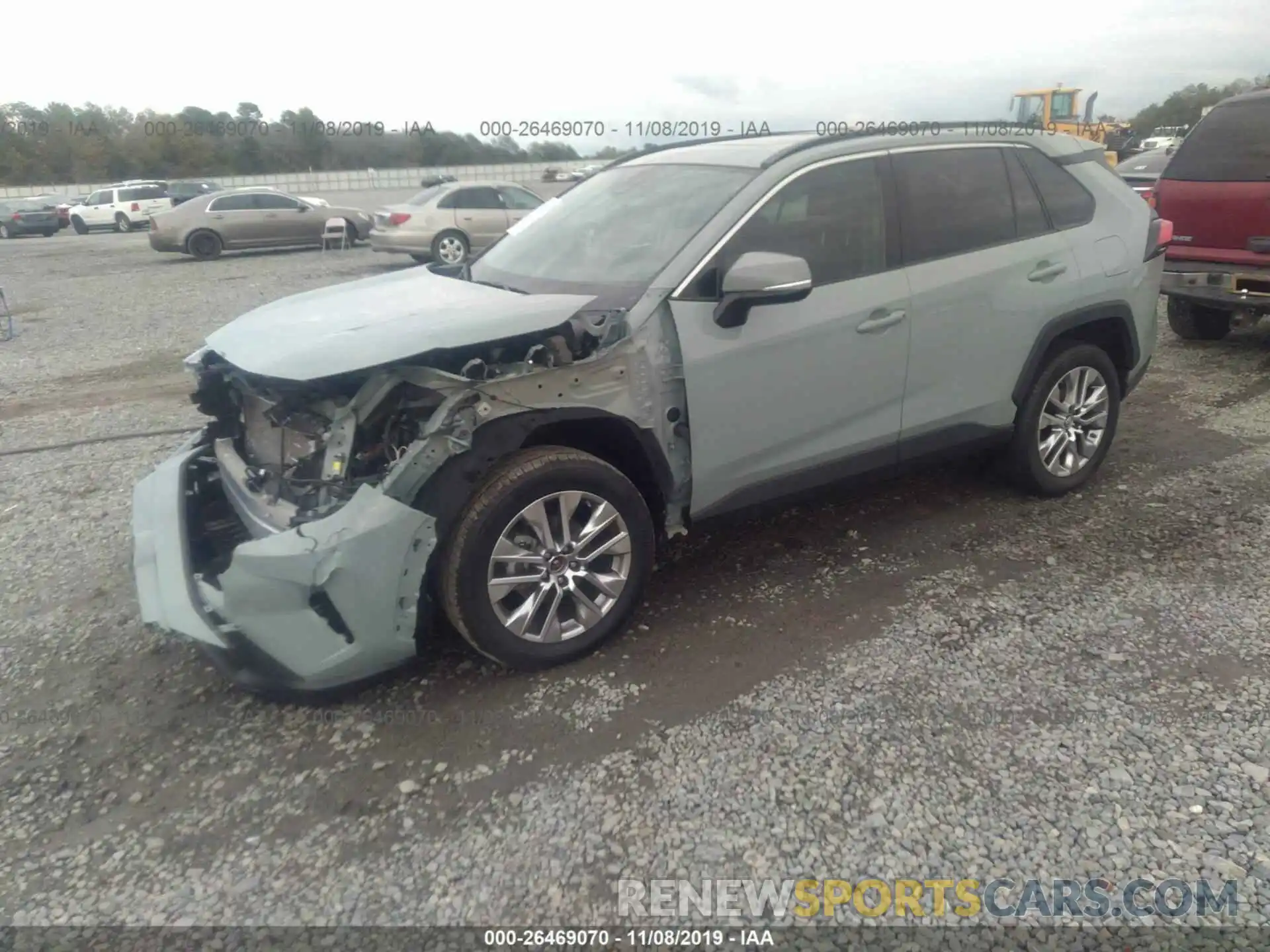 2 Photograph of a damaged car 2T3C1RFV1KW002209 TOYOTA RAV4 2019