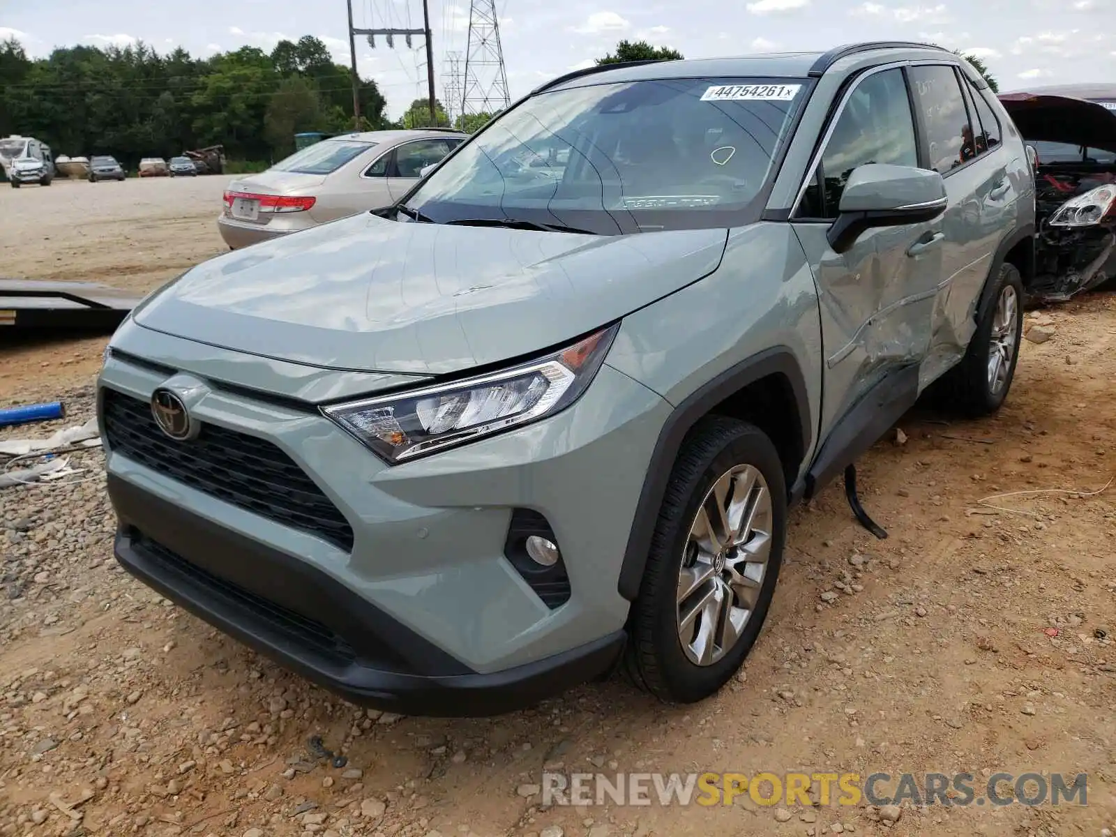 2 Photograph of a damaged car 2T3C1RFV1KW012500 TOYOTA RAV4 2019