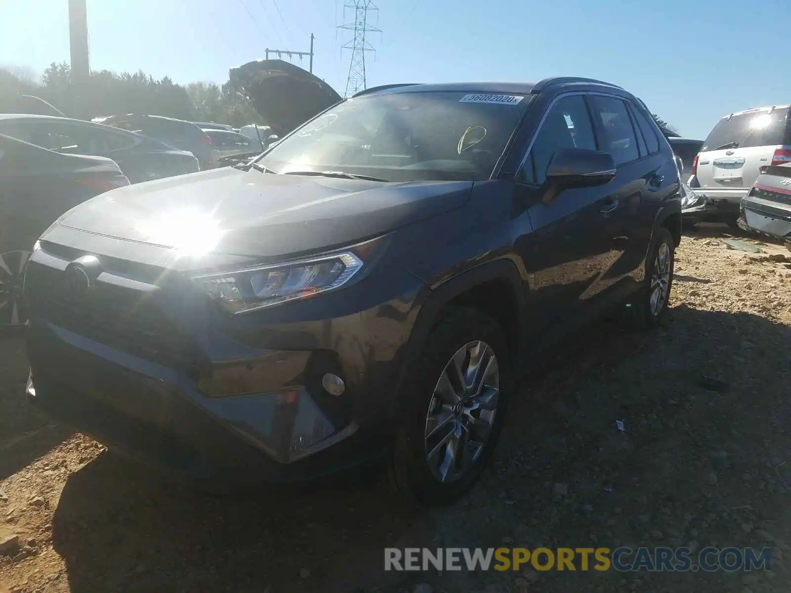 2 Photograph of a damaged car 2T3C1RFV1KW014683 TOYOTA RAV4 2019