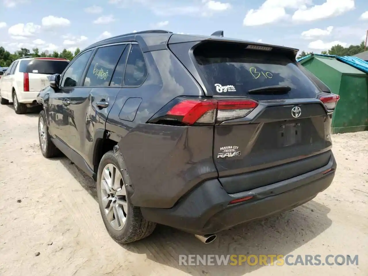 3 Фотография поврежденного автомобиля 2T3C1RFV1KW024422 TOYOTA RAV4 2019