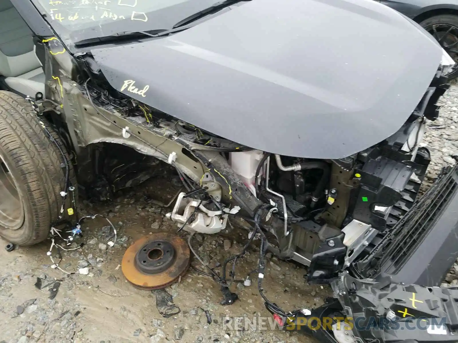 9 Фотография поврежденного автомобиля 2T3C1RFV1KW031662 TOYOTA RAV4 2019