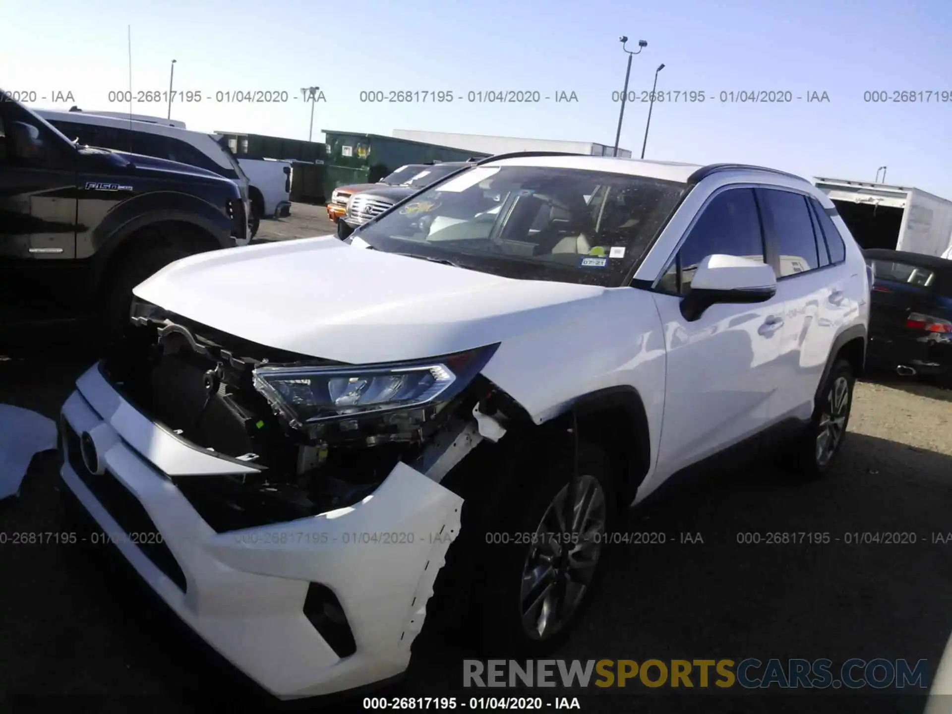 2 Photograph of a damaged car 2T3C1RFV1KW044136 TOYOTA RAV4 2019