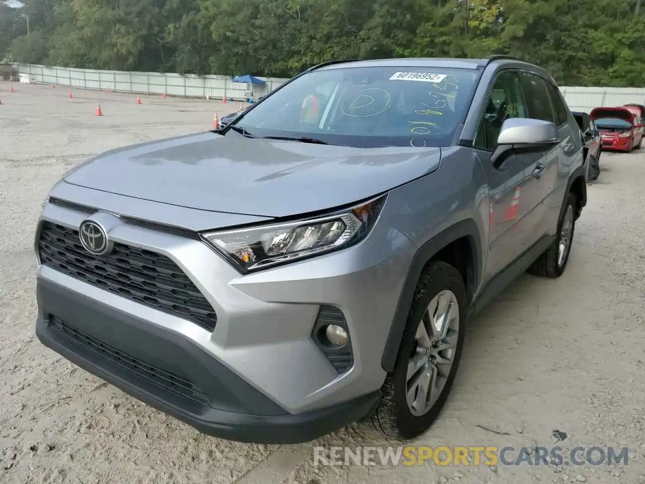 2 Photograph of a damaged car 2T3C1RFV1KW048378 TOYOTA RAV4 2019