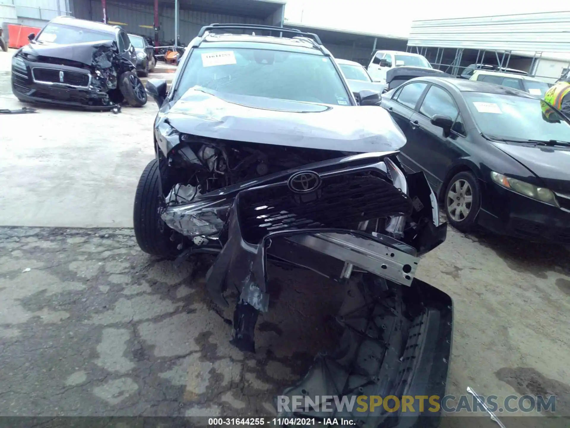 6 Фотография поврежденного автомобиля 2T3C1RFV2KC029615 TOYOTA RAV4 2019