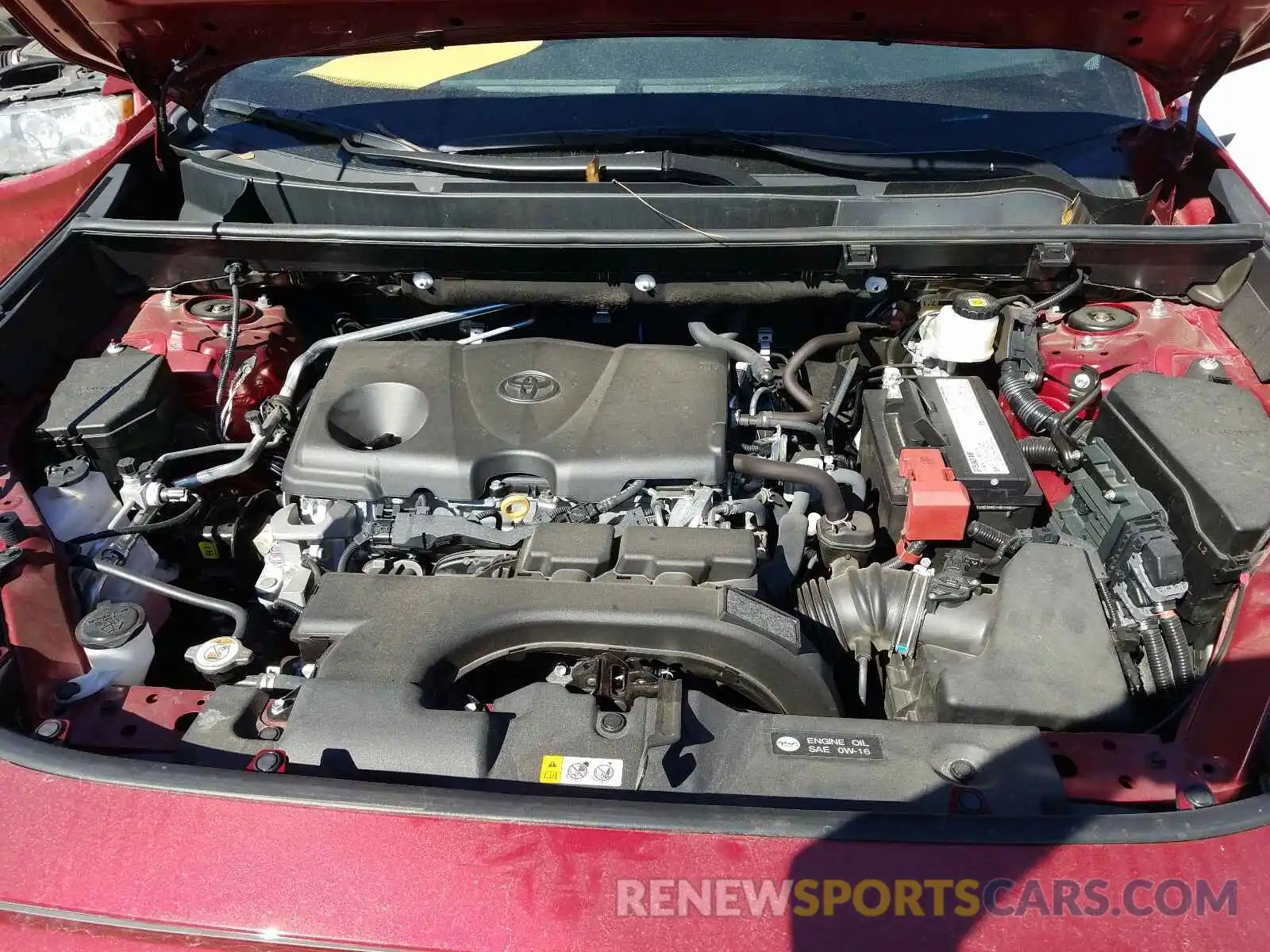 7 Photograph of a damaged car 2T3C1RFV2KW032254 TOYOTA RAV4 2019