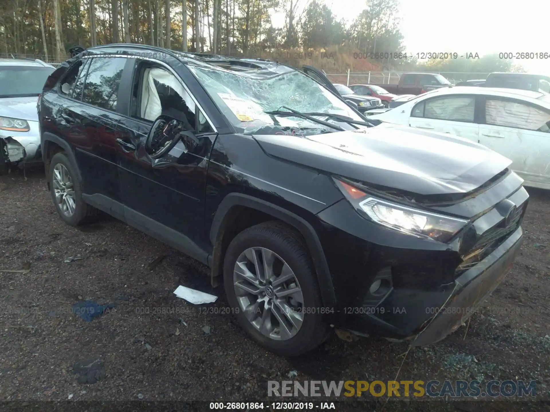 1 Photograph of a damaged car 2T3C1RFV2KW034523 TOYOTA RAV4 2019