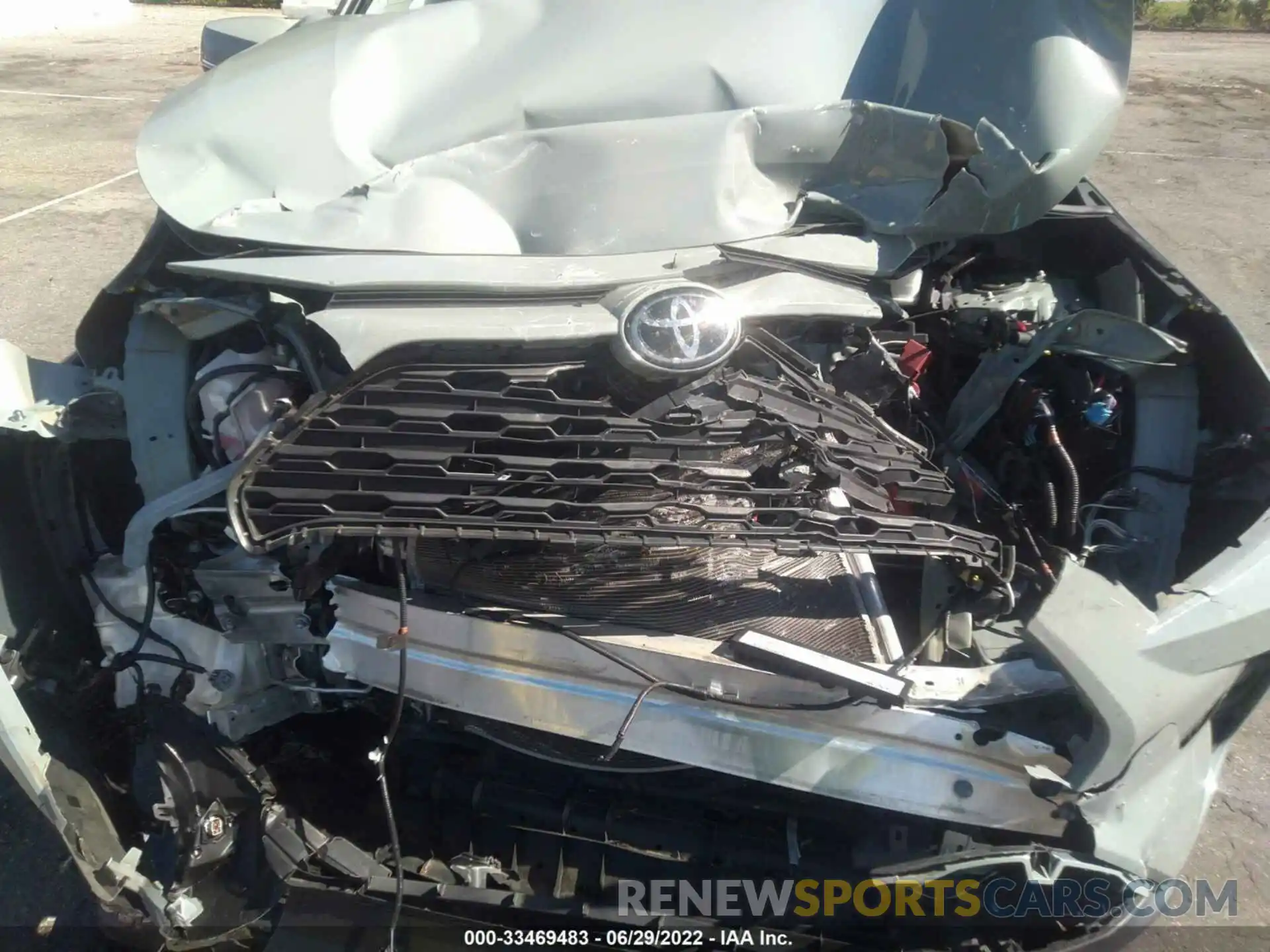 10 Photograph of a damaged car 2T3C1RFV2KW046171 TOYOTA RAV4 2019