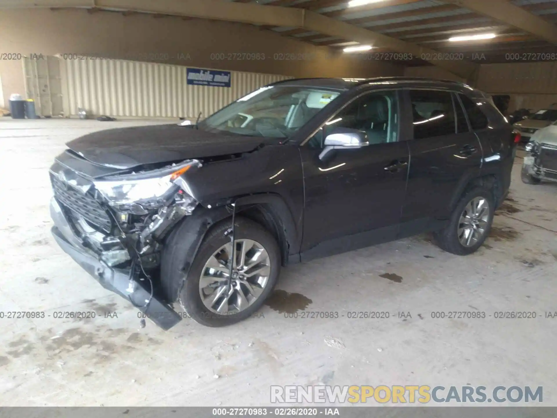 2 Photograph of a damaged car 2T3C1RFV2KW053573 TOYOTA RAV4 2019