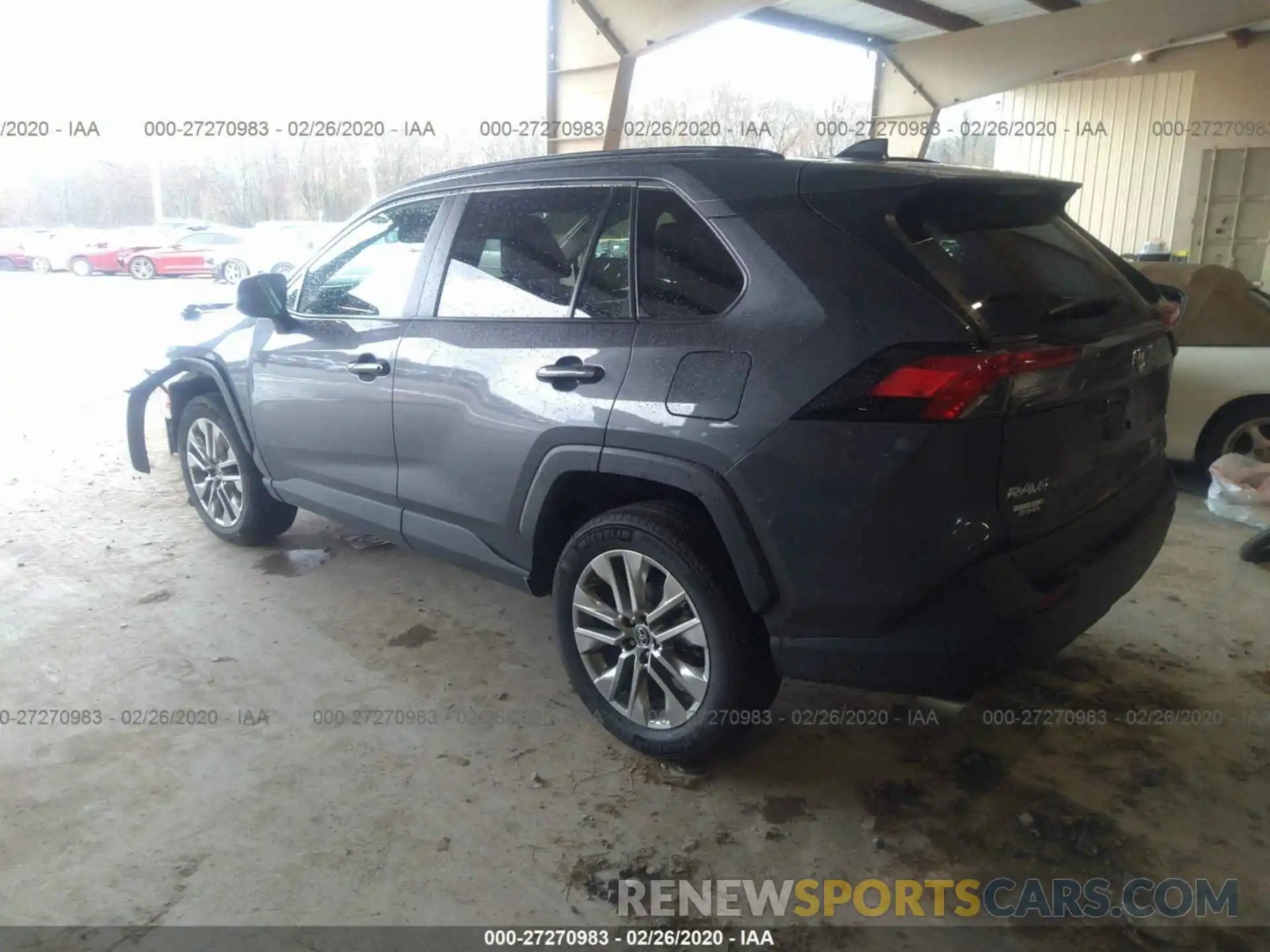 3 Photograph of a damaged car 2T3C1RFV2KW053573 TOYOTA RAV4 2019