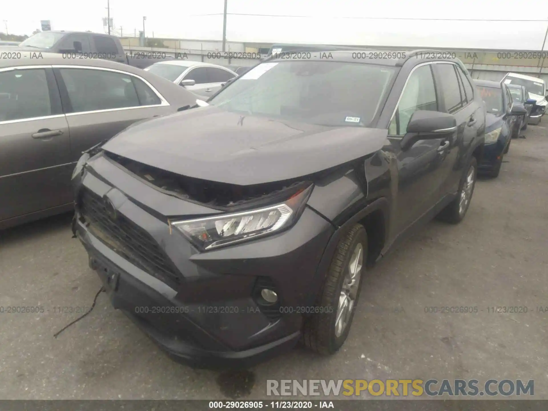 2 Photograph of a damaged car 2T3C1RFV3KC001208 TOYOTA RAV4 2019