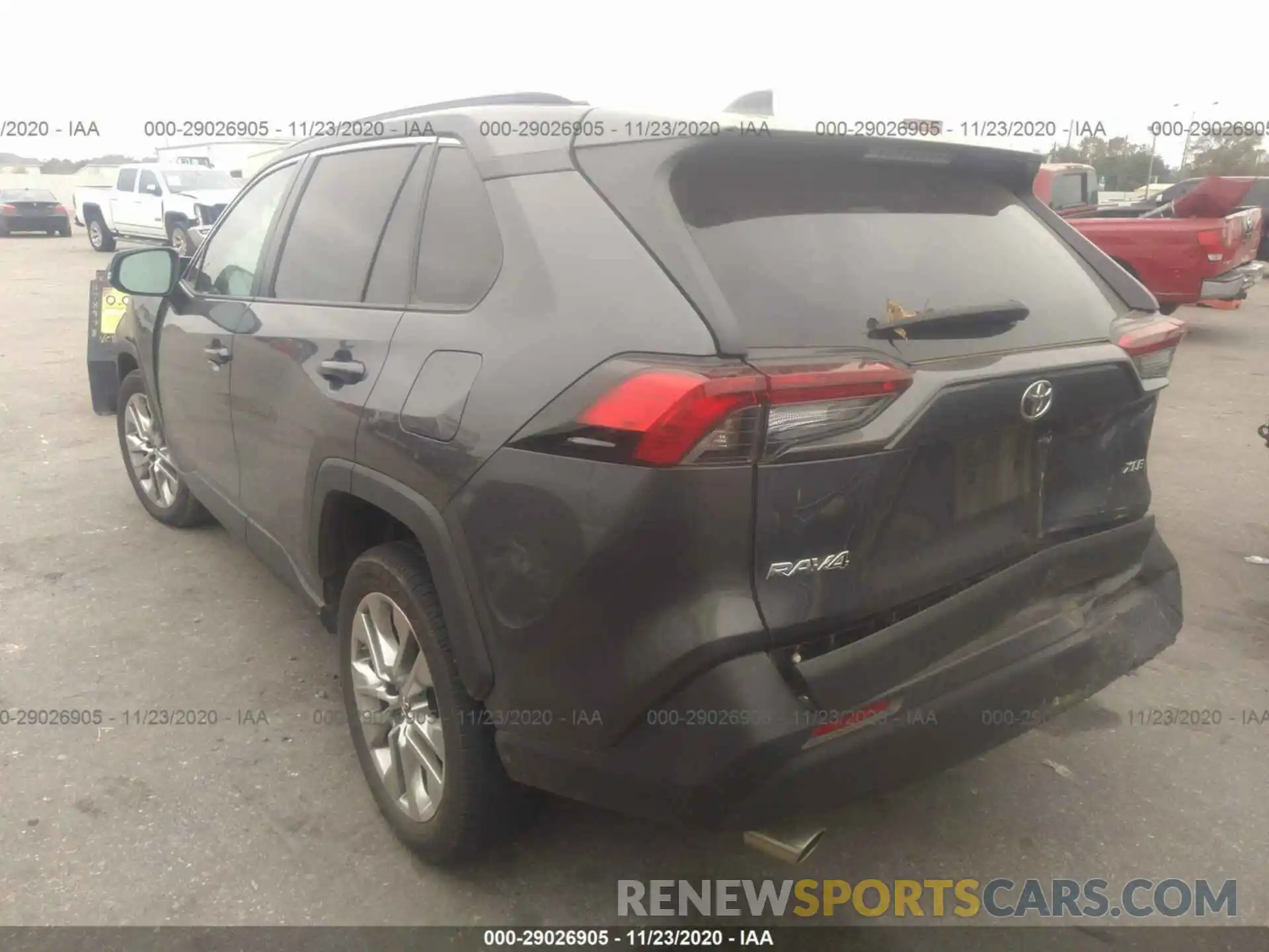 3 Photograph of a damaged car 2T3C1RFV3KC001208 TOYOTA RAV4 2019