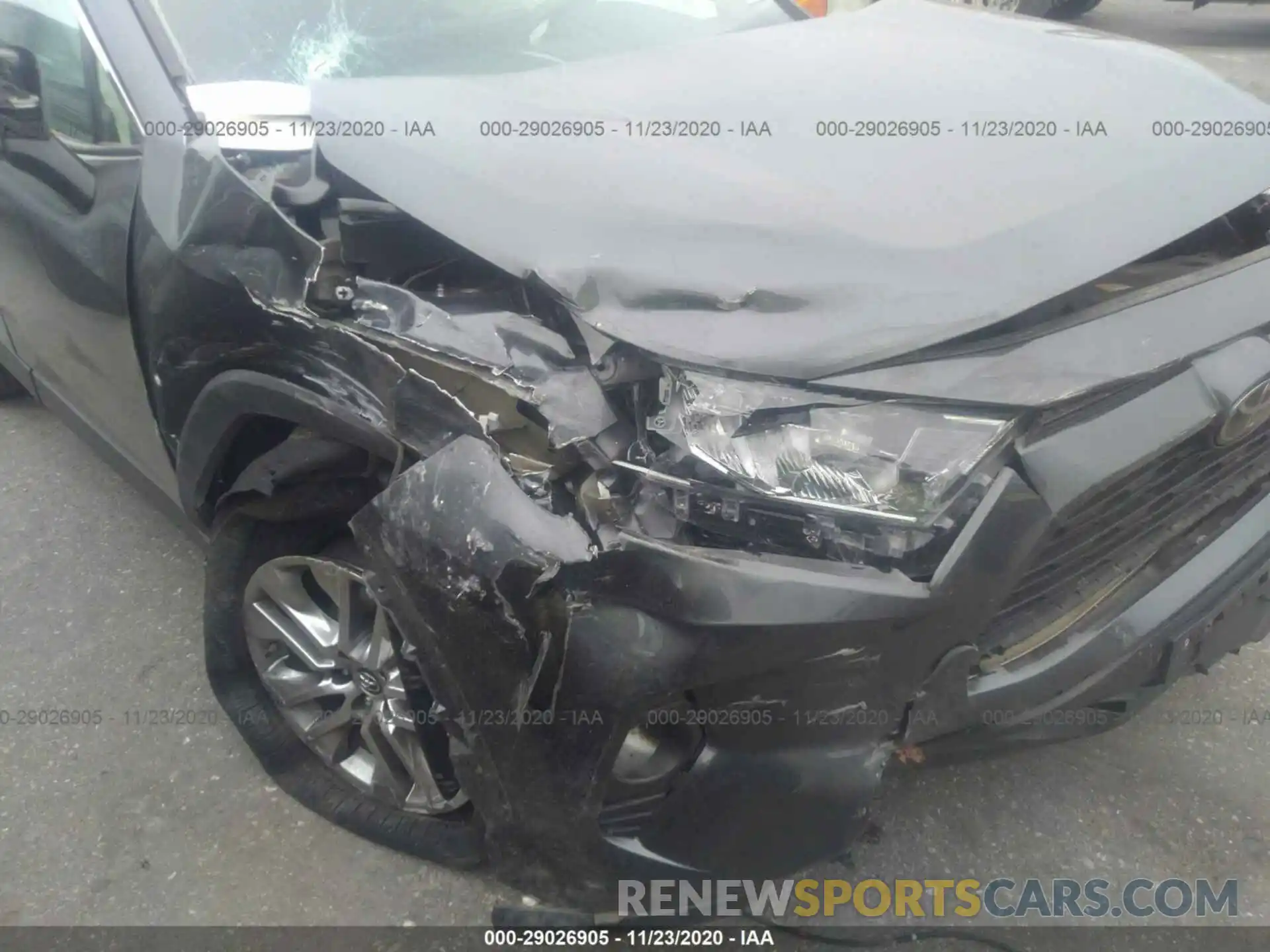 6 Photograph of a damaged car 2T3C1RFV3KC001208 TOYOTA RAV4 2019