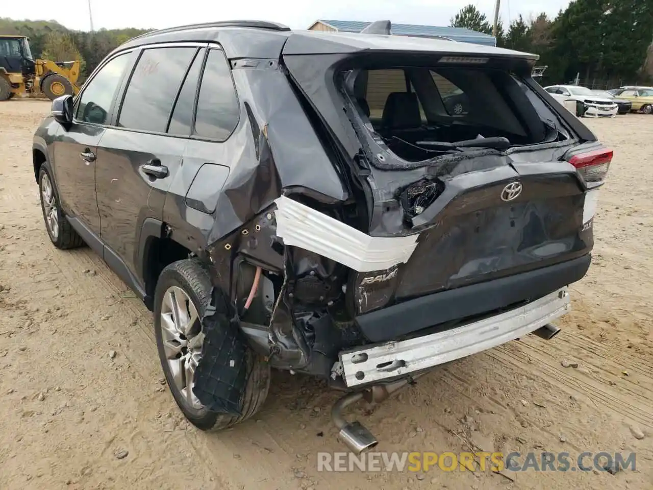 3 Photograph of a damaged car 2T3C1RFV3KC007316 TOYOTA RAV4 2019