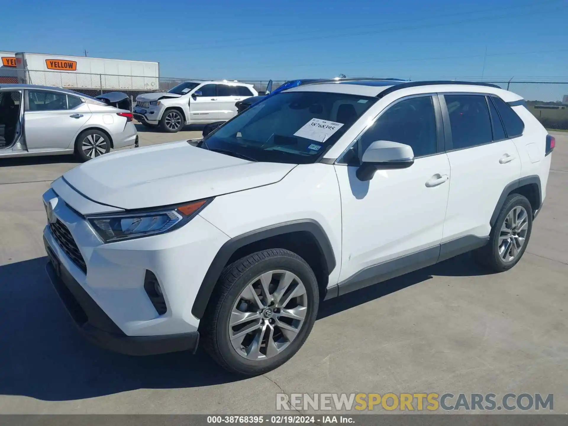 2 Photograph of a damaged car 2T3C1RFV3KC012127 TOYOTA RAV4 2019