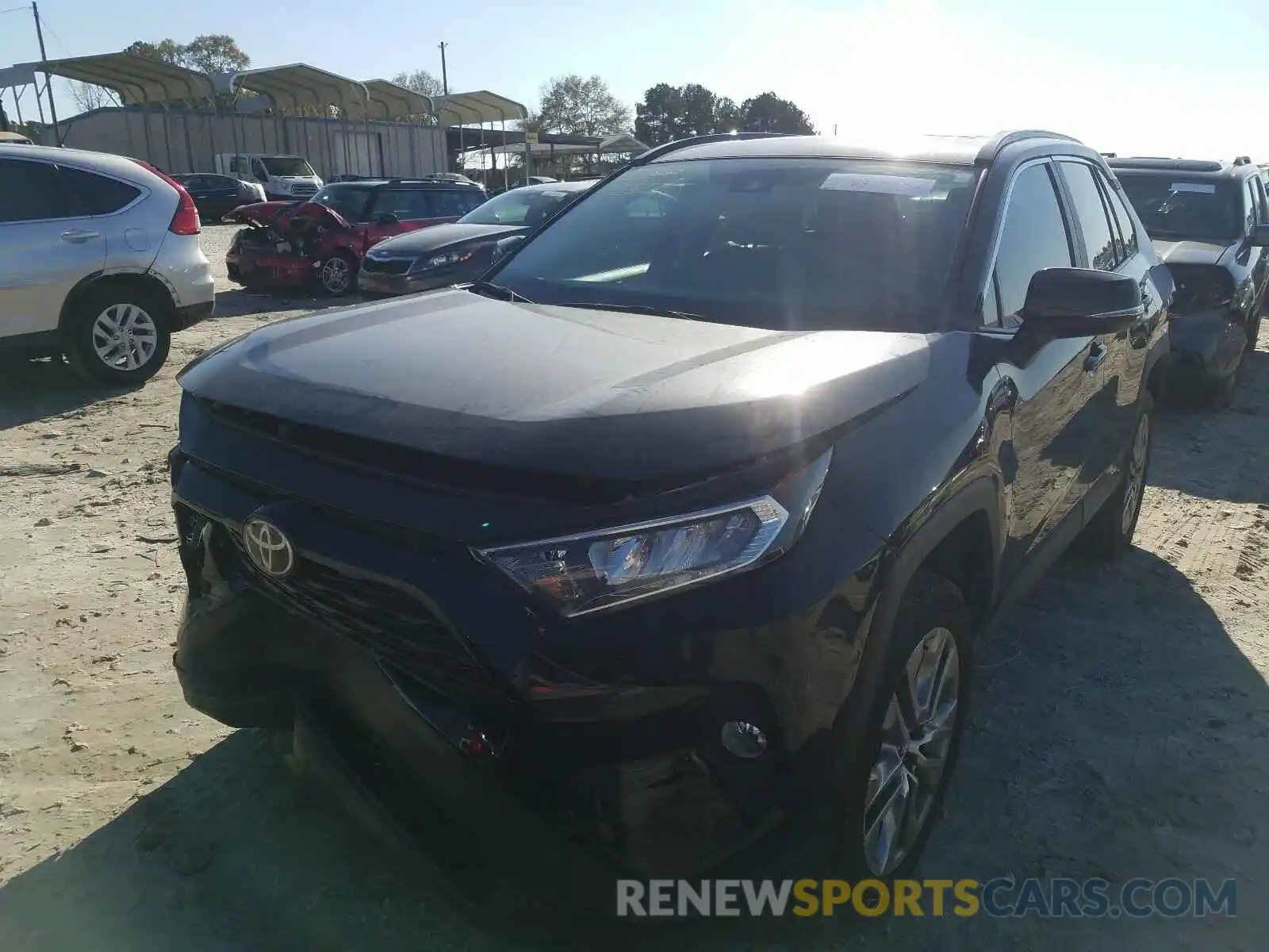 2 Photograph of a damaged car 2T3C1RFV3KC013486 TOYOTA RAV4 2019