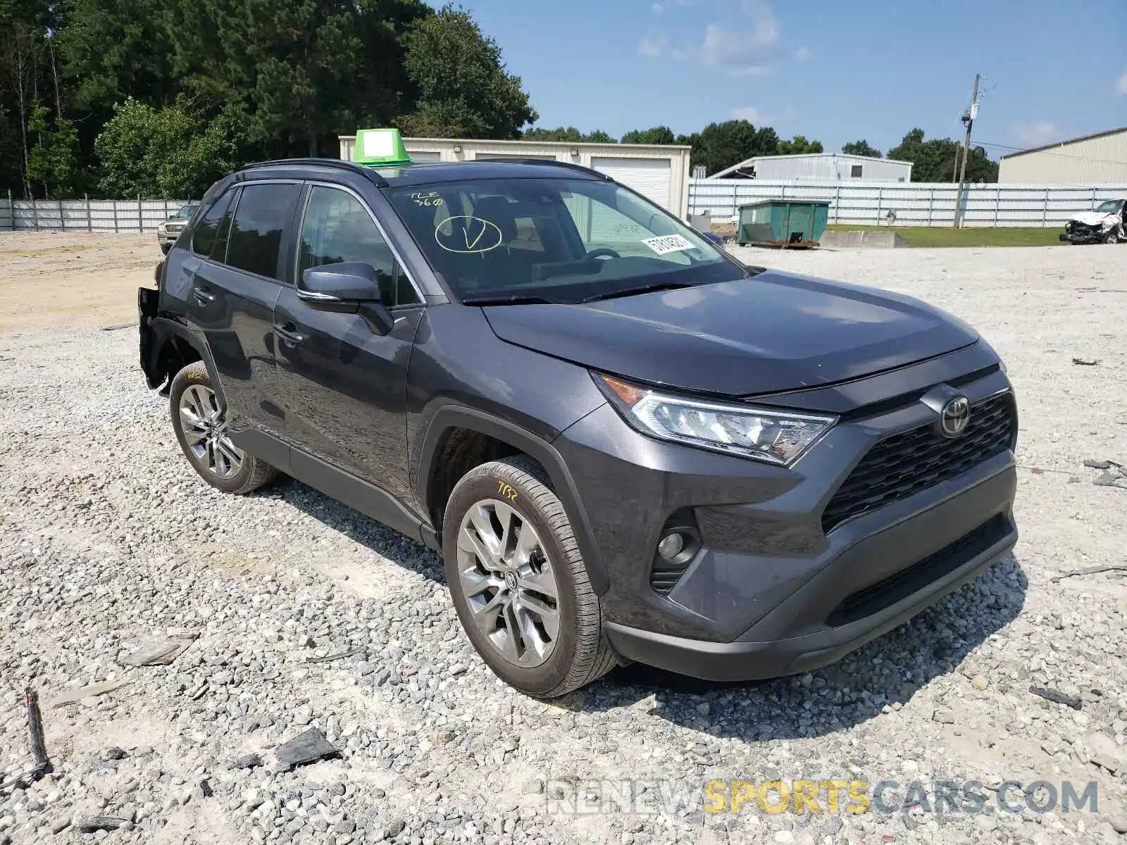 1 Photograph of a damaged car 2T3C1RFV3KC015903 TOYOTA RAV4 2019