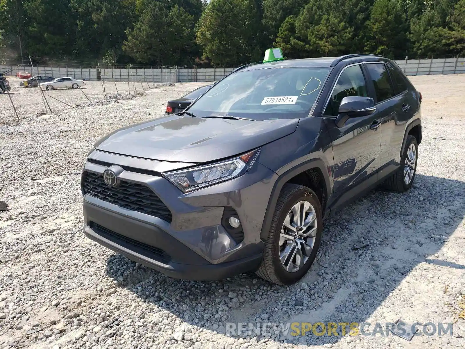 2 Photograph of a damaged car 2T3C1RFV3KC015903 TOYOTA RAV4 2019