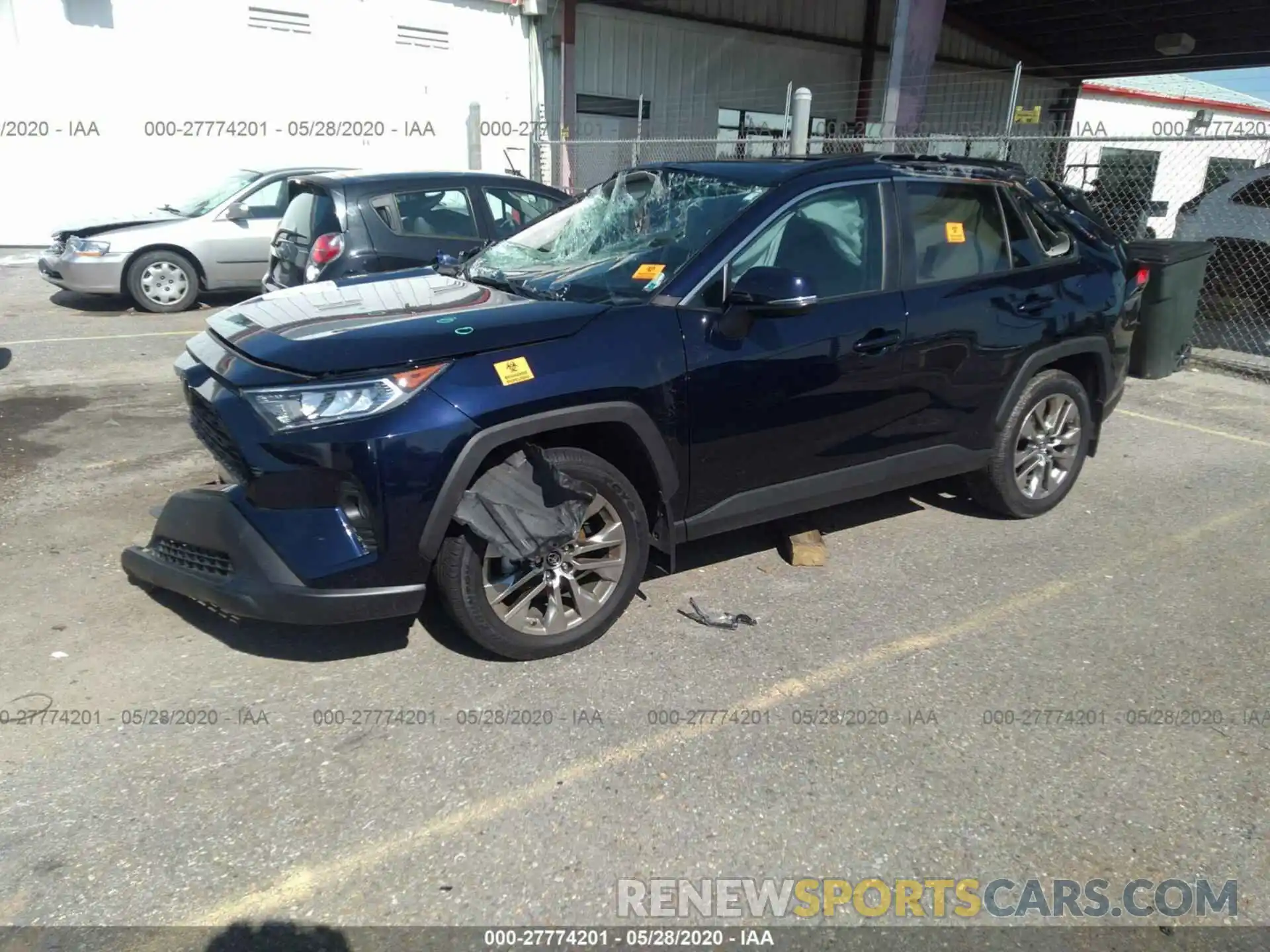 2 Photograph of a damaged car 2T3C1RFV3KC025573 TOYOTA RAV4 2019