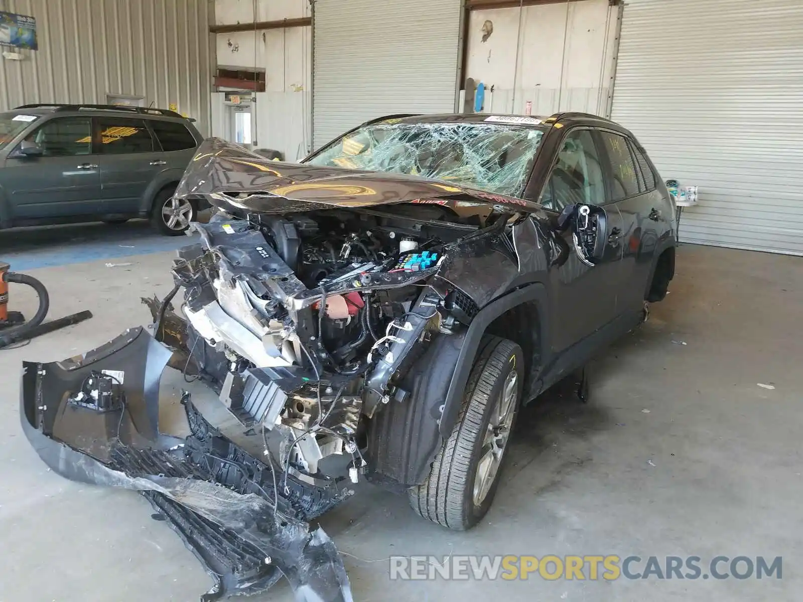 2 Photograph of a damaged car 2T3C1RFV3KC028151 TOYOTA RAV4 2019