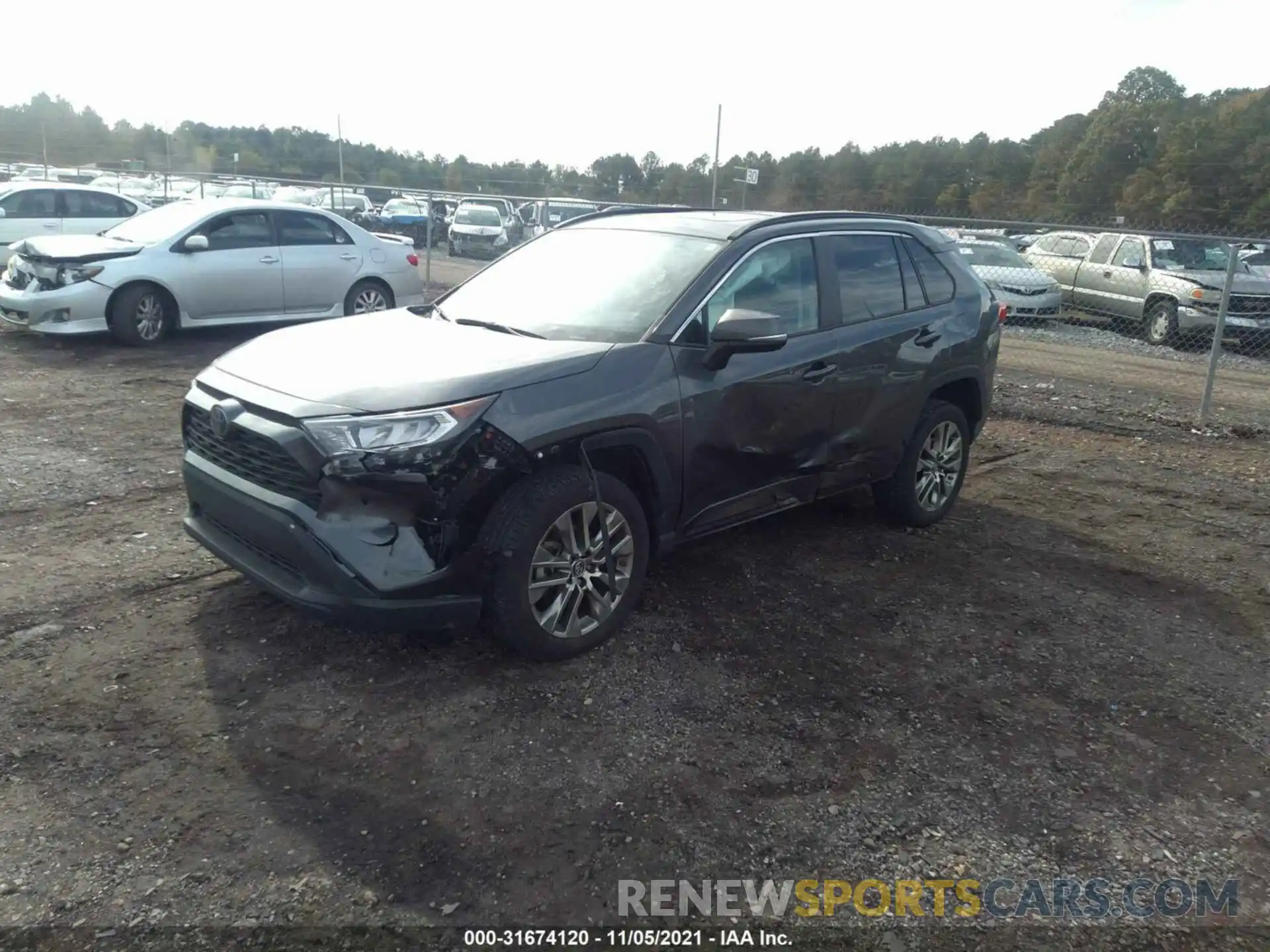 2 Фотография поврежденного автомобиля 2T3C1RFV3KC031910 TOYOTA RAV4 2019