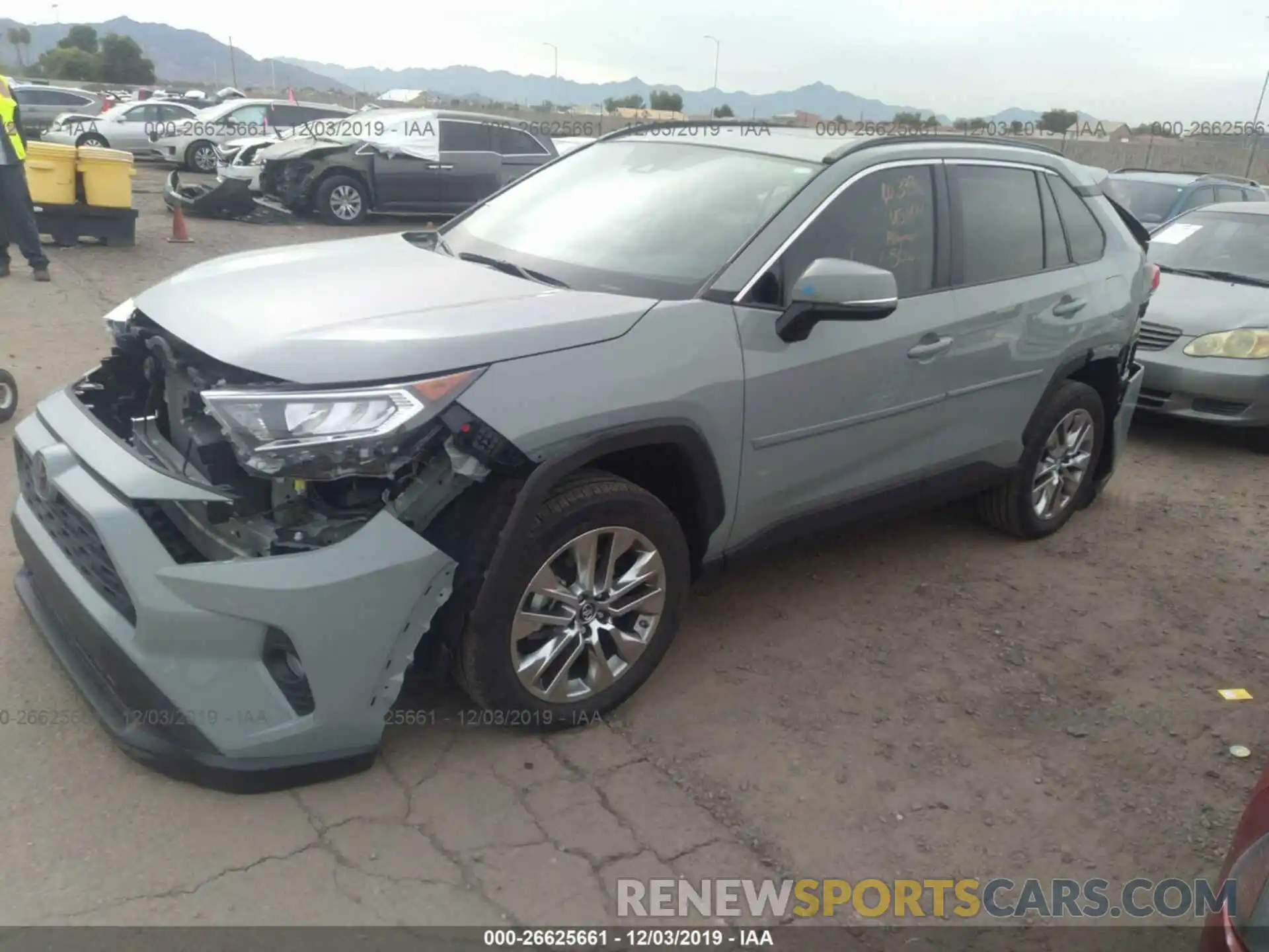 2 Photograph of a damaged car 2T3C1RFV3KW014491 TOYOTA RAV4 2019