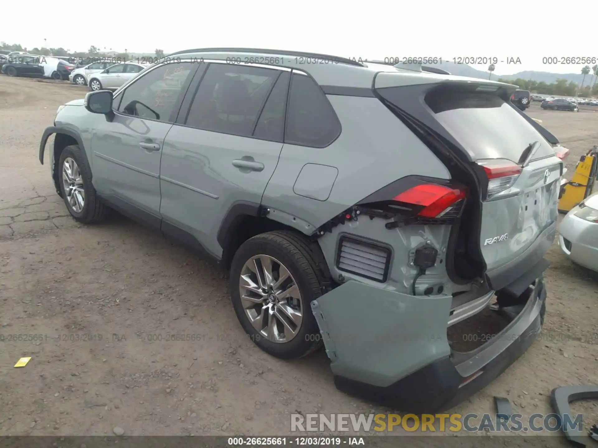 3 Фотография поврежденного автомобиля 2T3C1RFV3KW014491 TOYOTA RAV4 2019