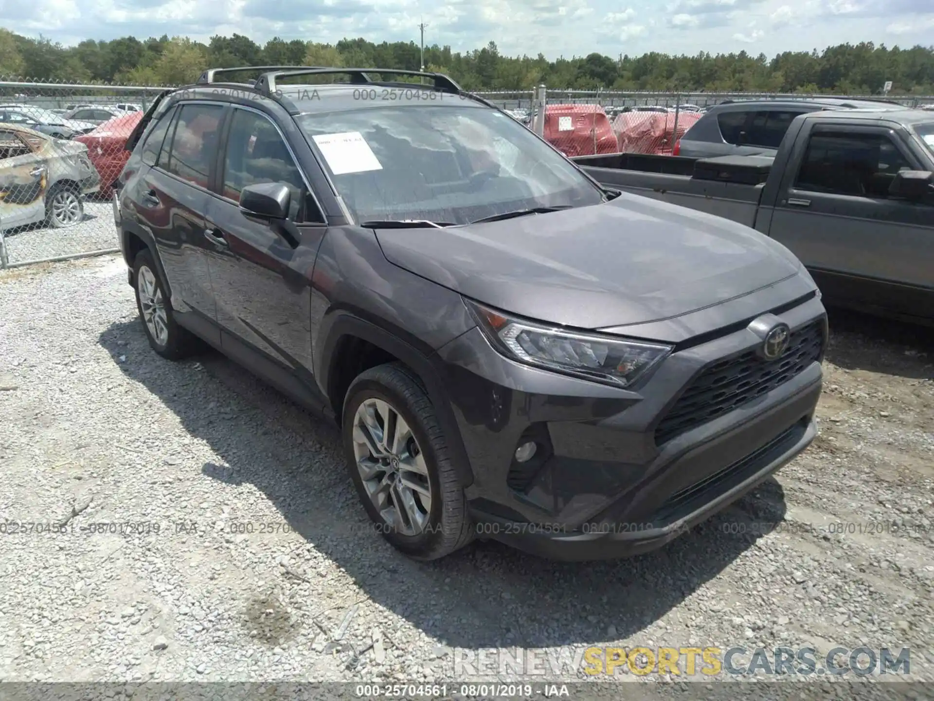 1 Photograph of a damaged car 2T3C1RFV3KW016564 TOYOTA RAV4 2019